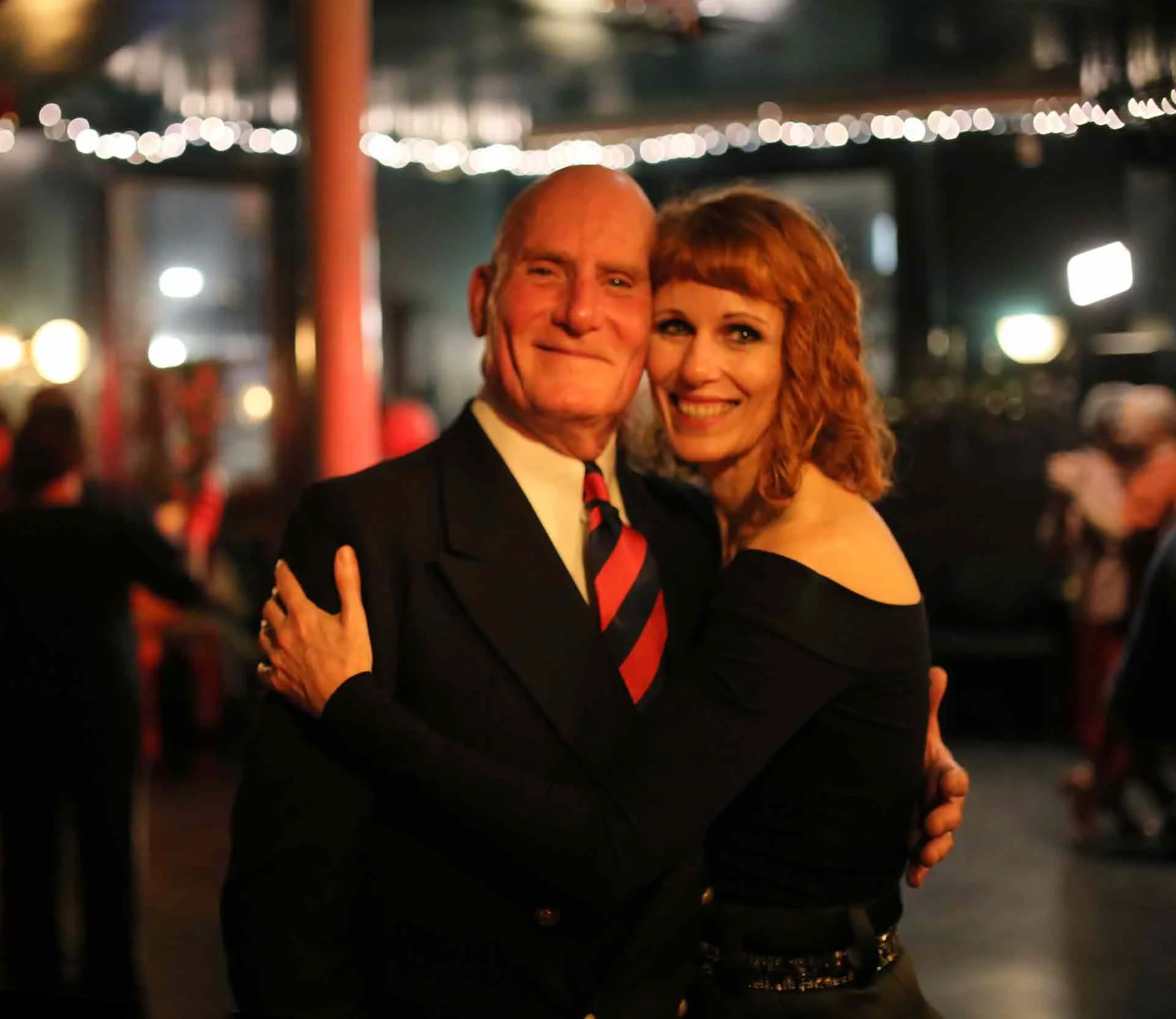 Peter and Emily in Tango 178 London tango classes The New Cross House on a Sunday night