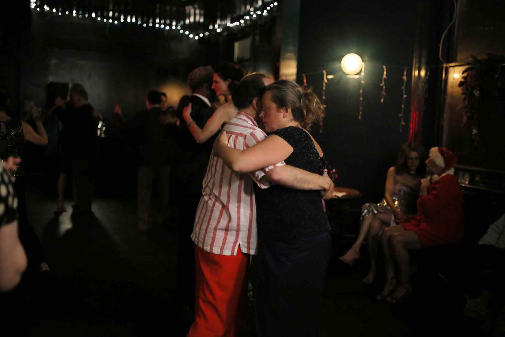 Oliver and Beata dancing in the Tango 178 All Out Sparkle Christmas Party in New Cross House On Sunday 21st December. 