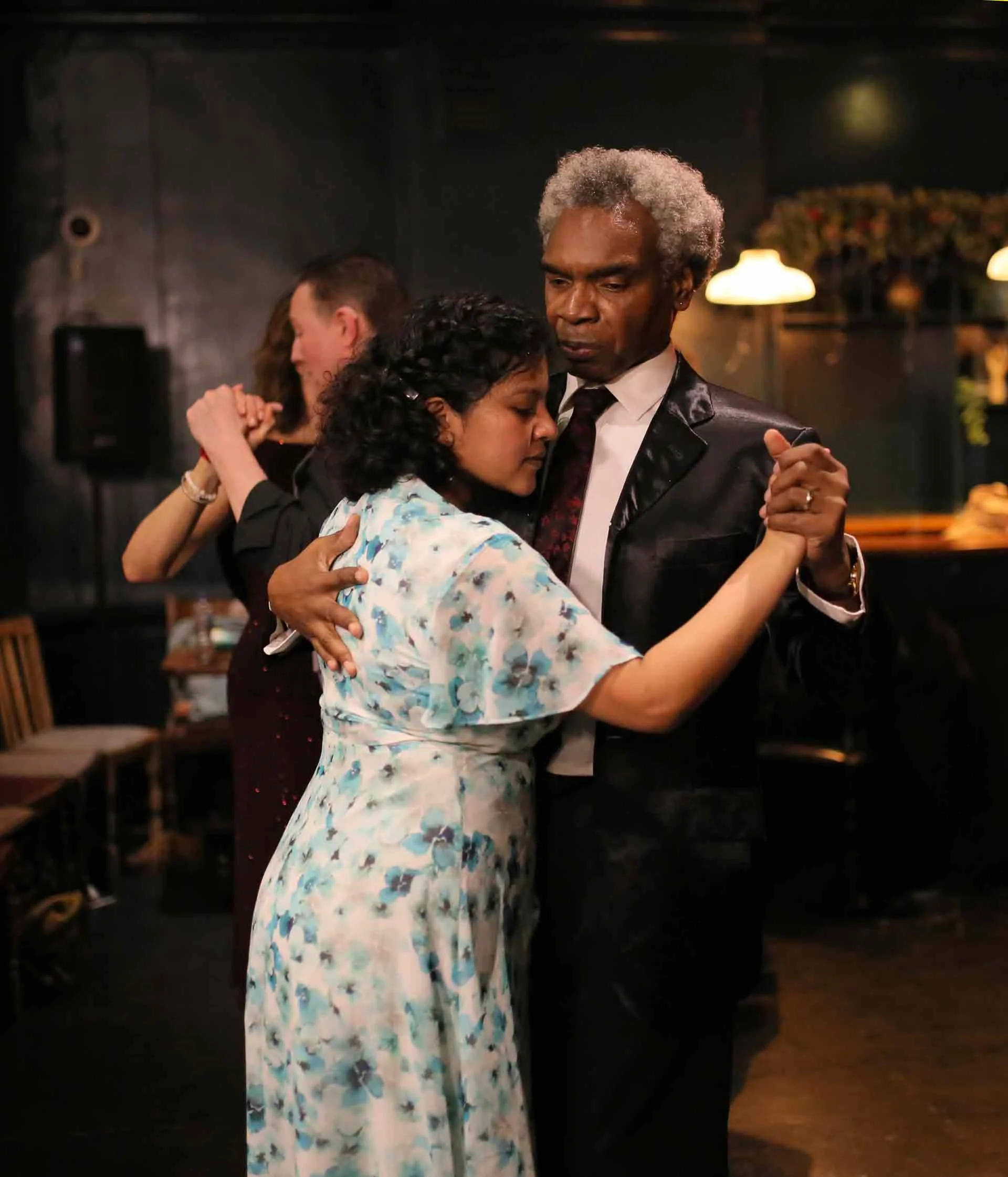 Sonal and Onel dancing in the Tango 178 All Out Sparkle Christmas Party in New Cross House On Sunday 21st December. 