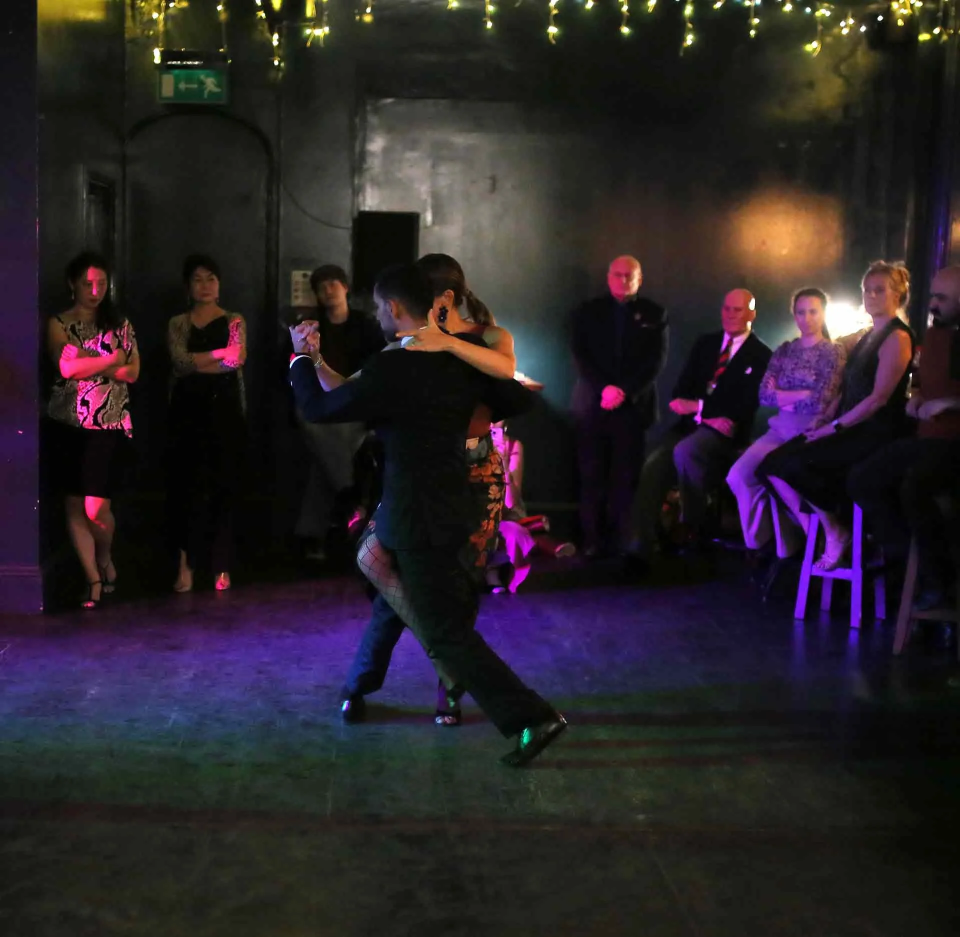Juan Martin Cararra and Stefania Colina performing at Tango 178 London Tango Classes  