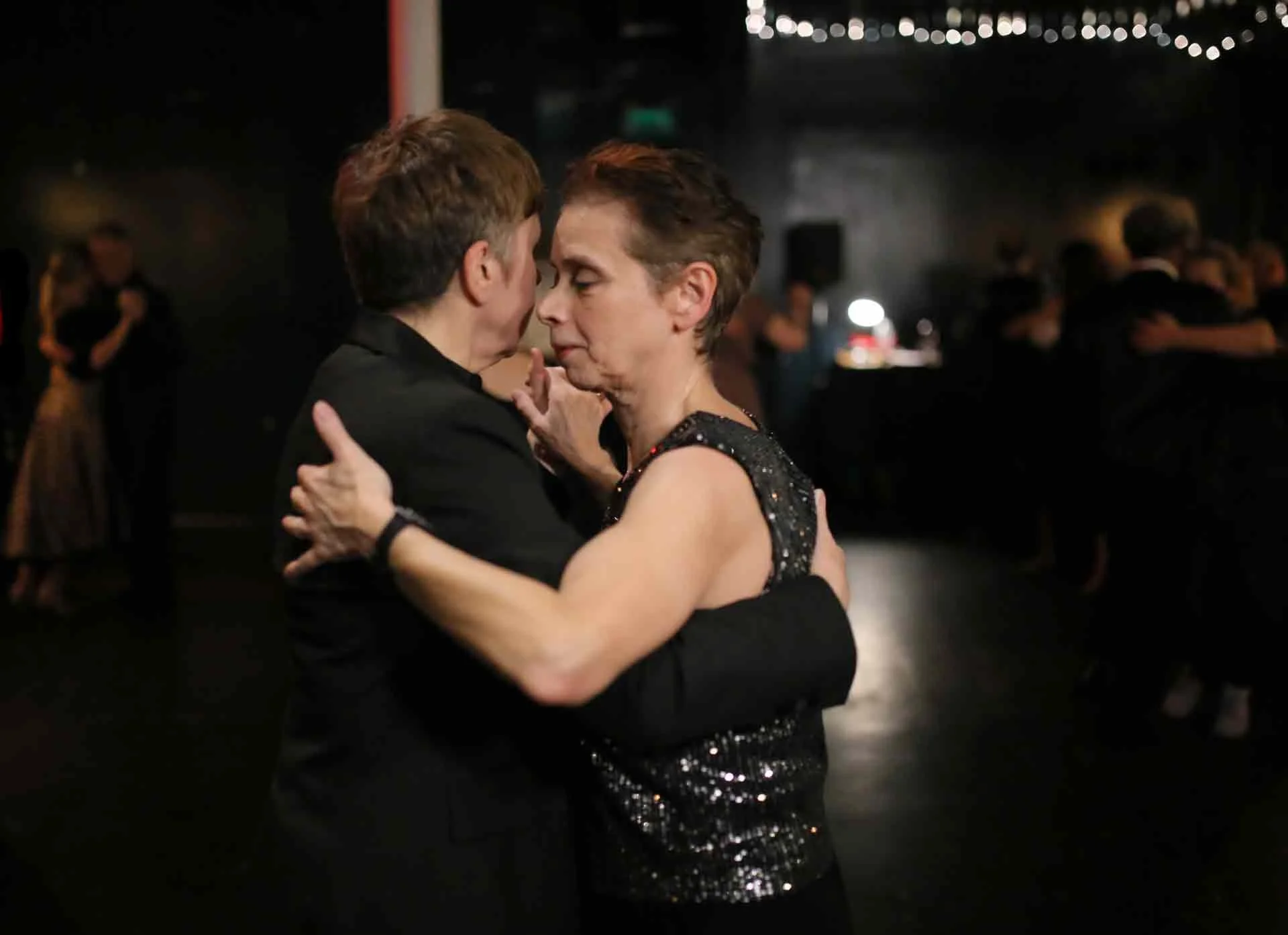 Wendy and Amanda dancing in the Tango 178 All Out Sparkle Christmas Party in New Cross House On Sunday 21st December. 