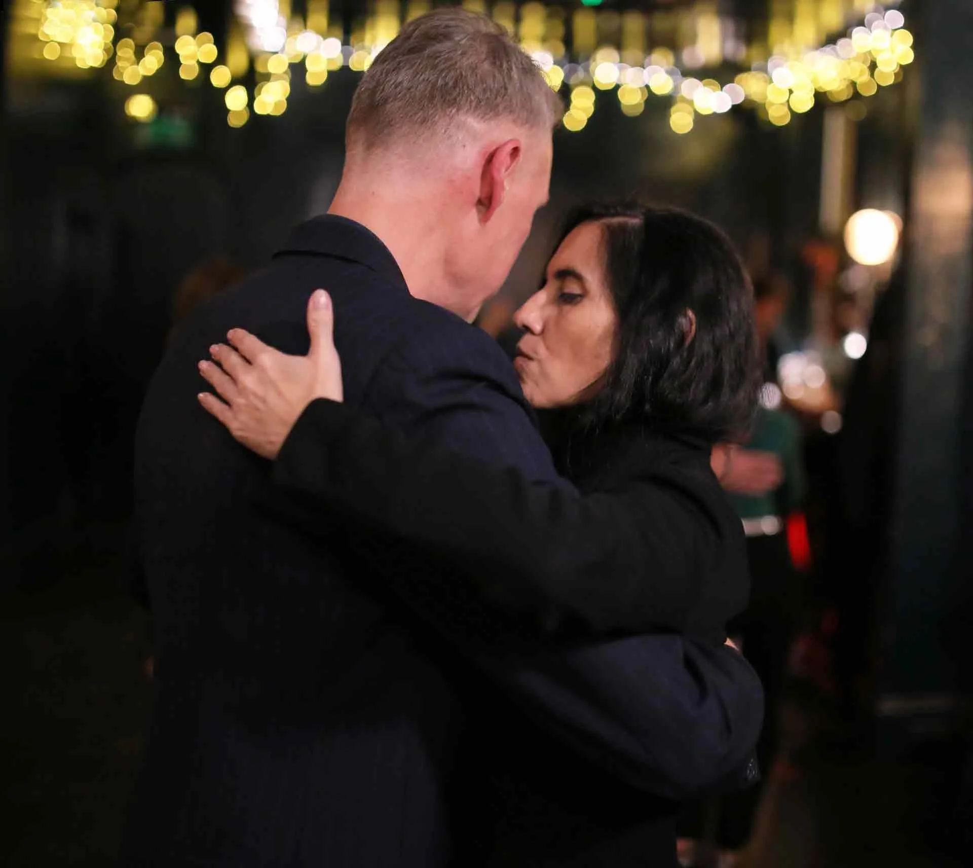 Natalia Hills and Tom dancing at Tango 178 a tango club running every Sunday in South London hosted by The New Cross House 
