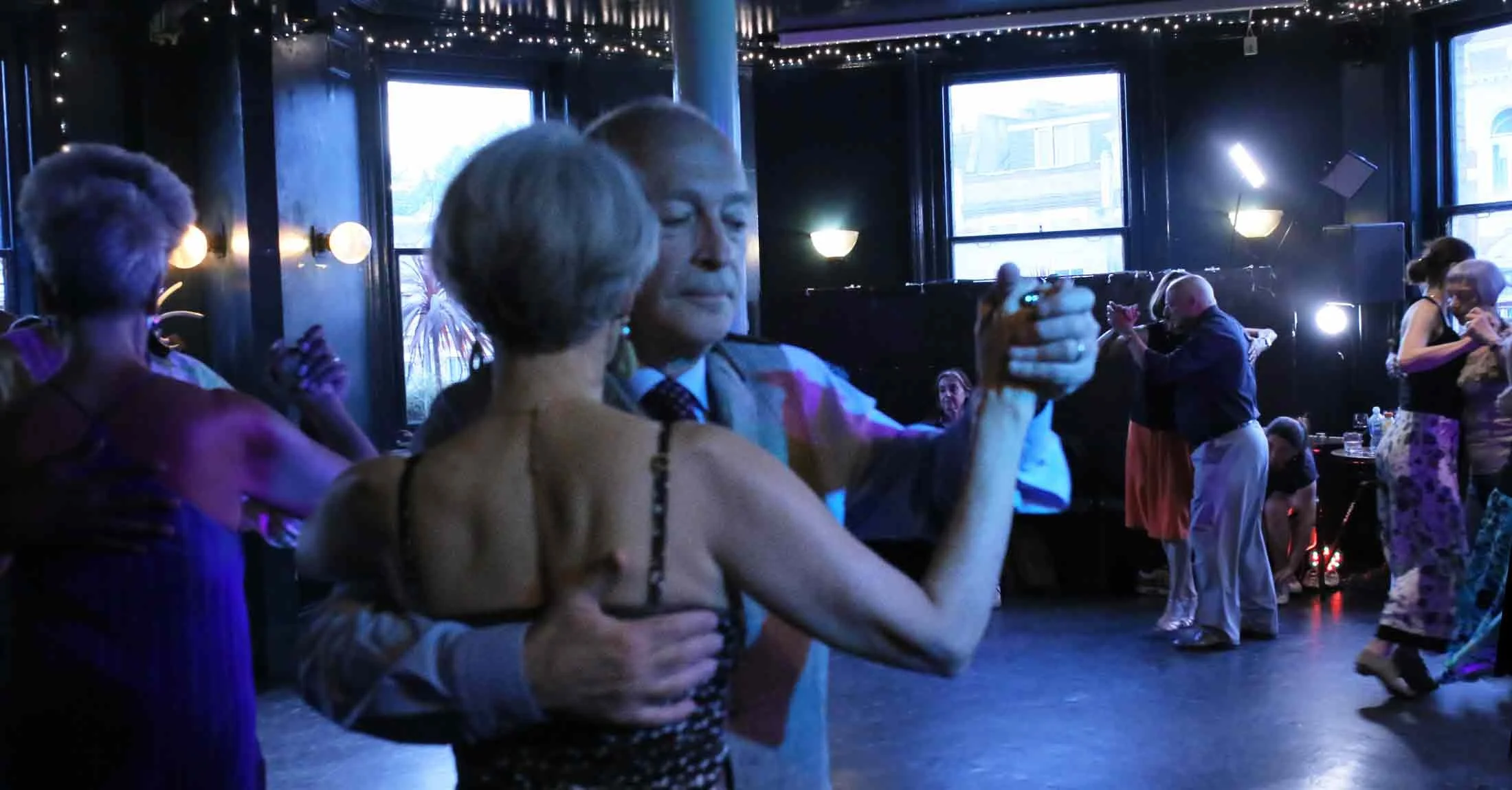 Sally and Clive In Tango 178 dancing in a lovely club running every Sunday in South London where you can bring a new friend Free every week!