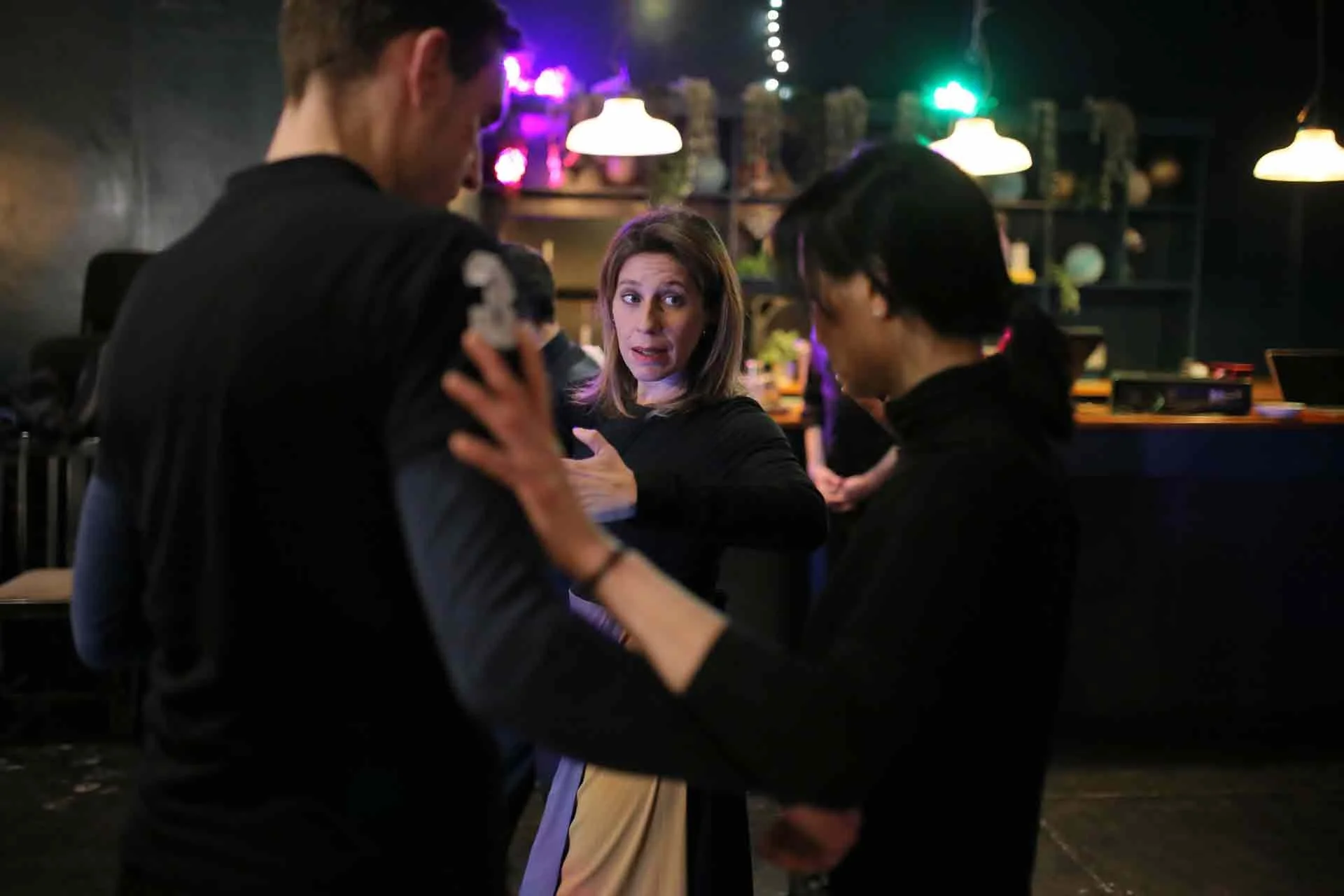 Class, Juan Martin Cararra and Stefania Colina   