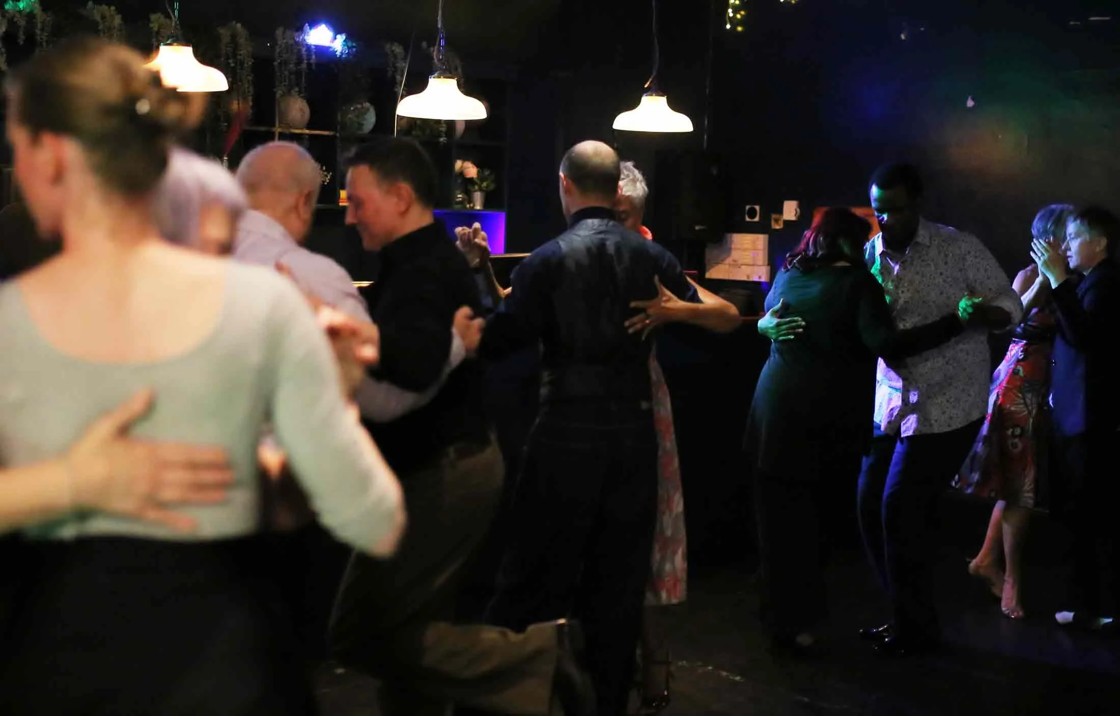 The crowd at Mark's Birthday Tango 178 dancing every Sunday in South London bring a friend Free new to 178 