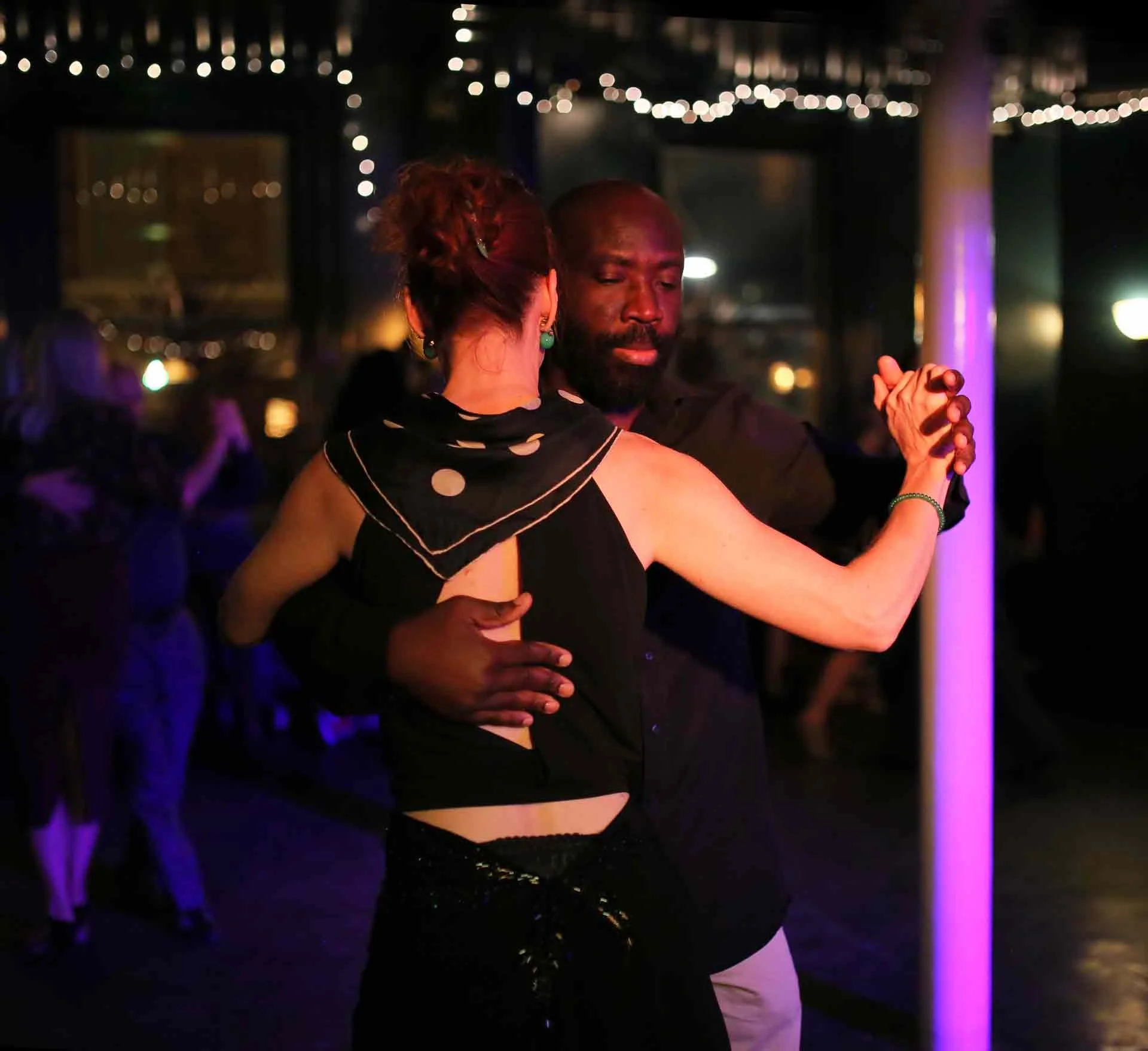 Emily anf Joseph Dancing in Tango 178 London Tango Classes in The New Cross House Pub