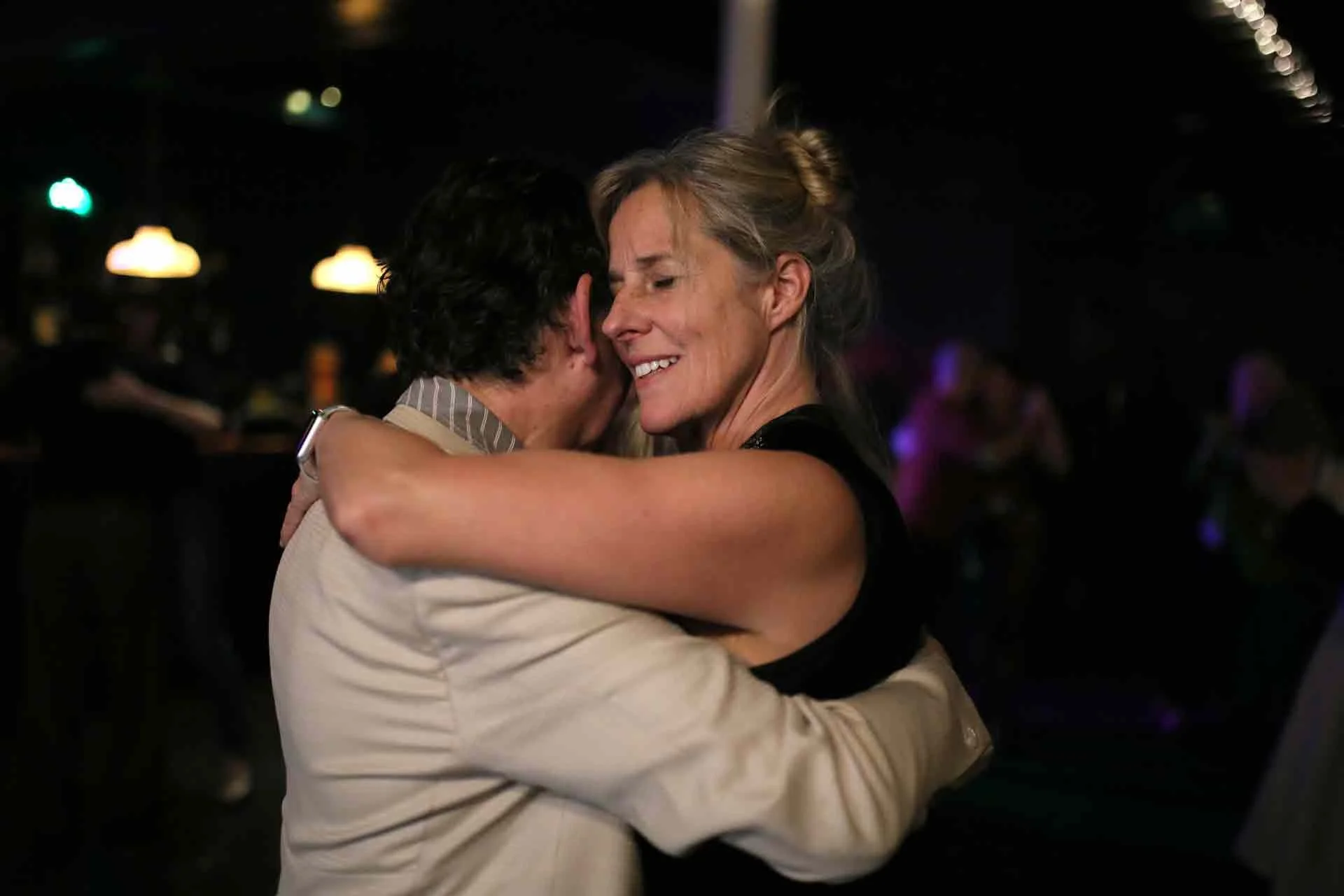 Alan and Claire dancing on the evening when Juan Martin Cararra and Stefania Colina performing at Tango 178 London Tango Classes  