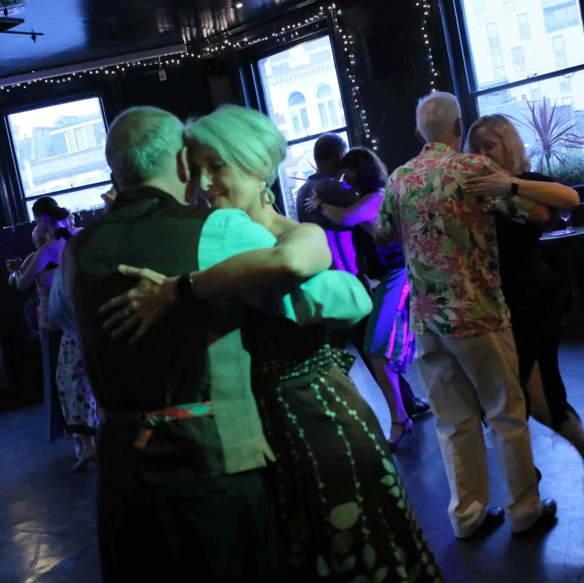 Clive and Sally In Tango 178 dancing in a lovely club running every Sunday in South London where you can bring a new friend Free every week!
