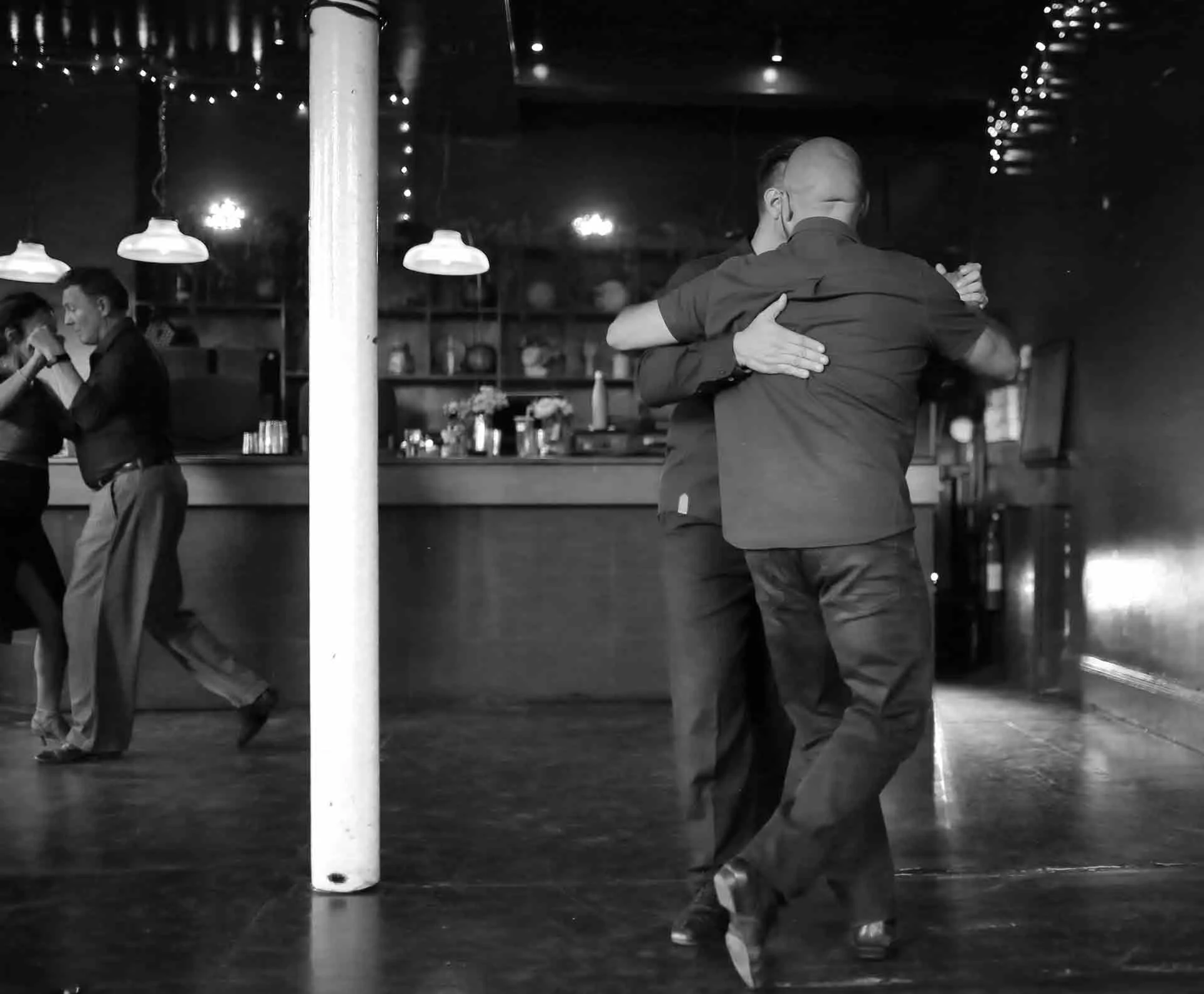 Rojer and Sever dancing in Tango 178 Sunday classes in the New Cross House London 