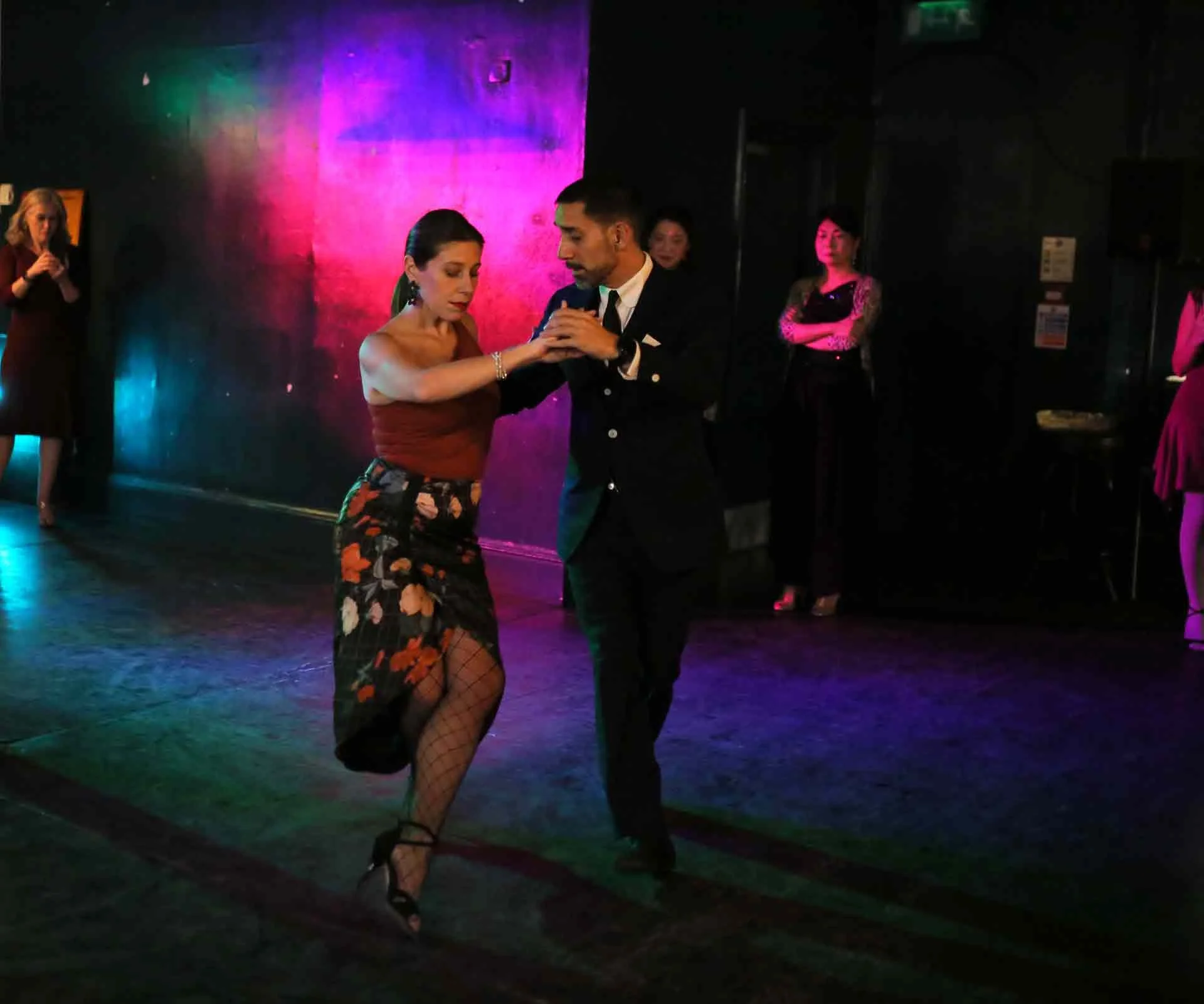 Juan Martin Cararra and Stefania Colina performing at Tango 178 London Tango Classes  