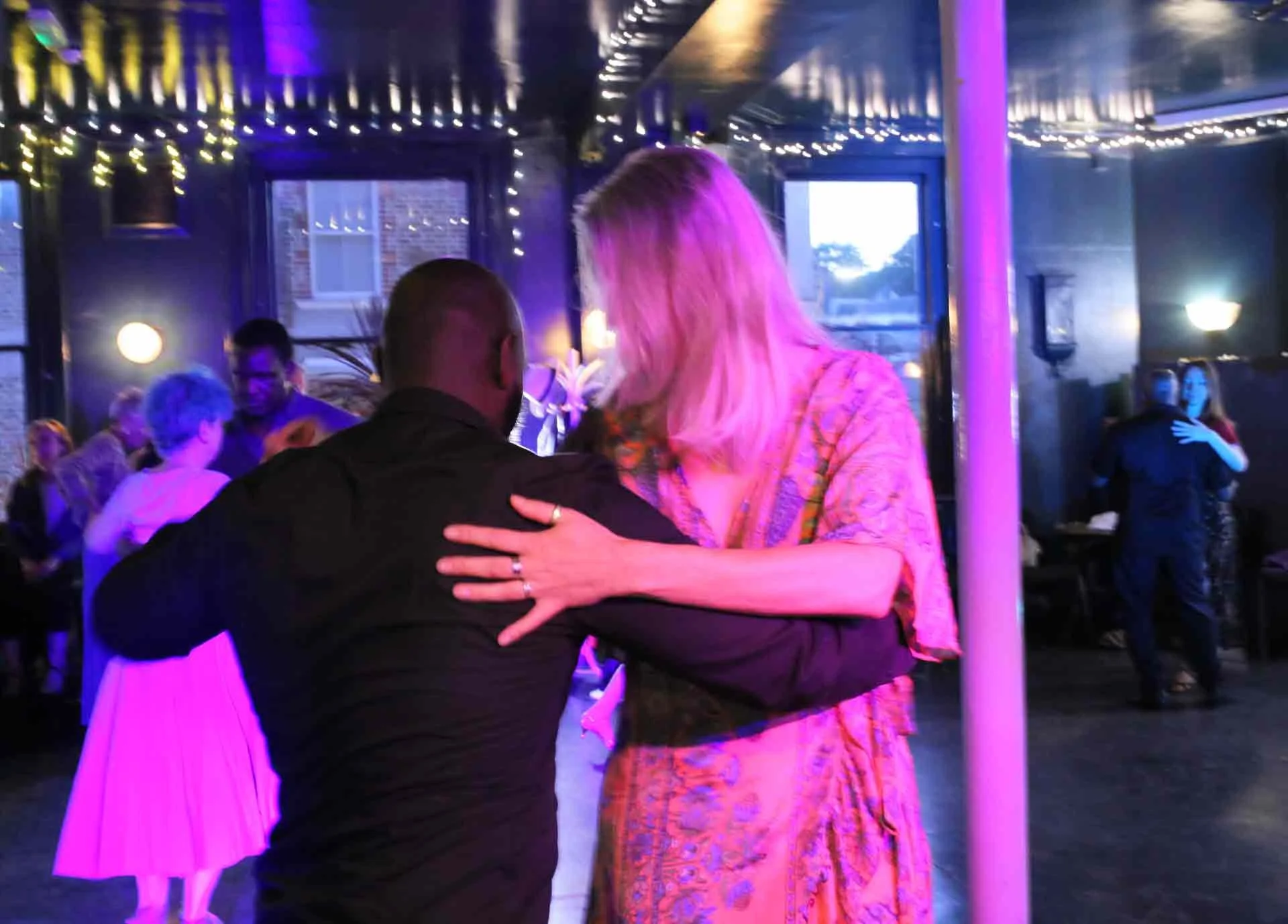 Joseph and Ursula In Tango 178 dancing in a lovely club running every Sunday in South London where you can bring a new friend Free every week!