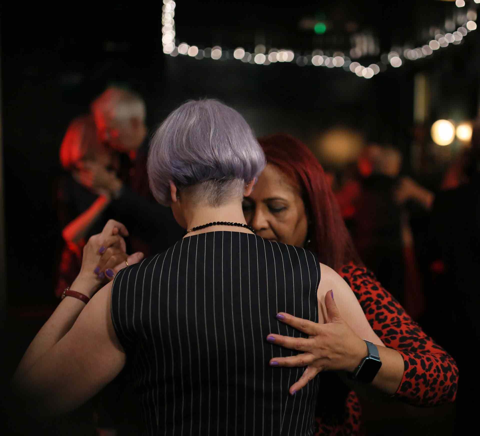 Kate and Zebina intense in Tango 178 London tango classes The New Cross House on a Sunday night