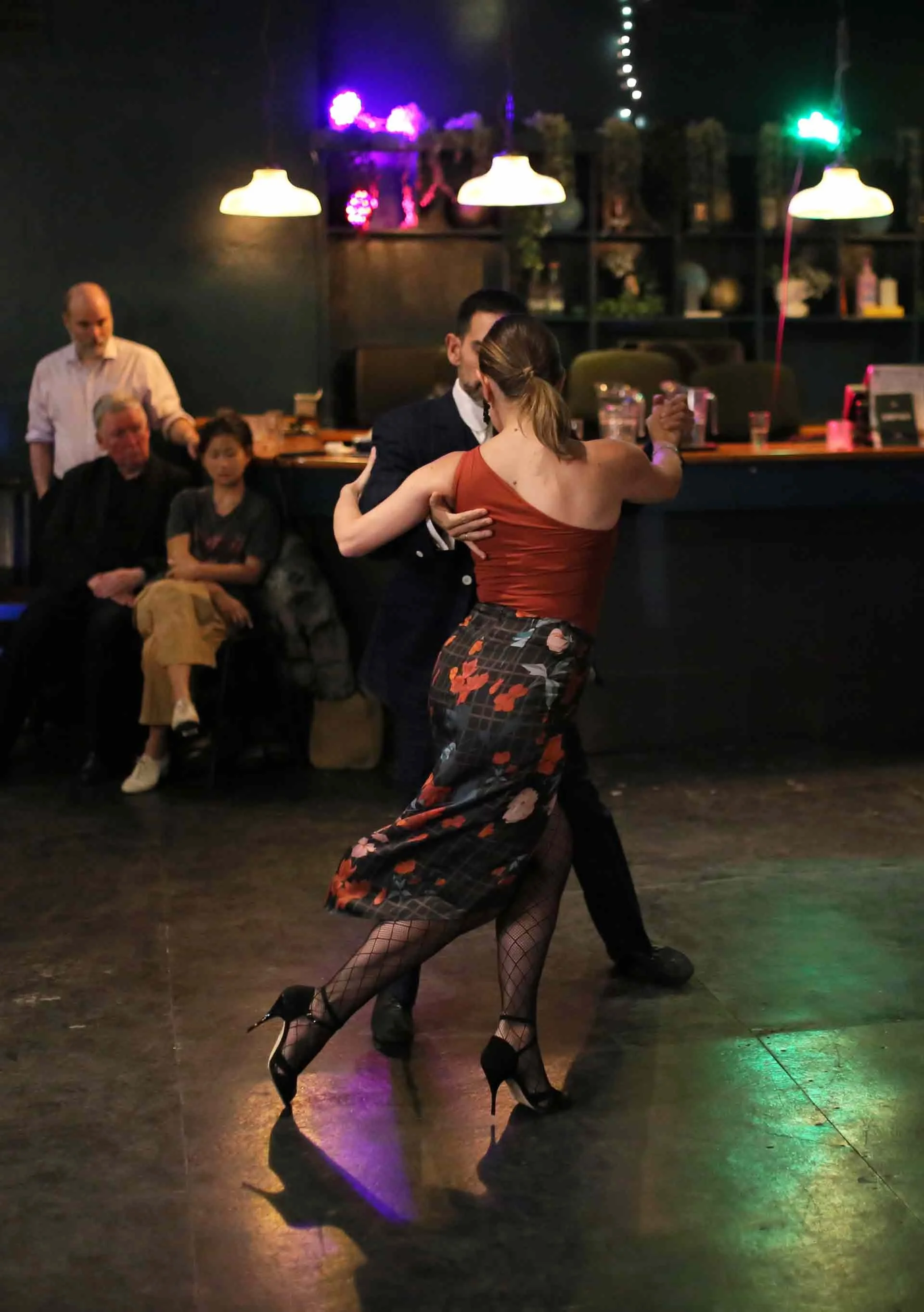 Juan Martin Cararra and Stefania Colina performing at Tango 178 London Tango Classes  