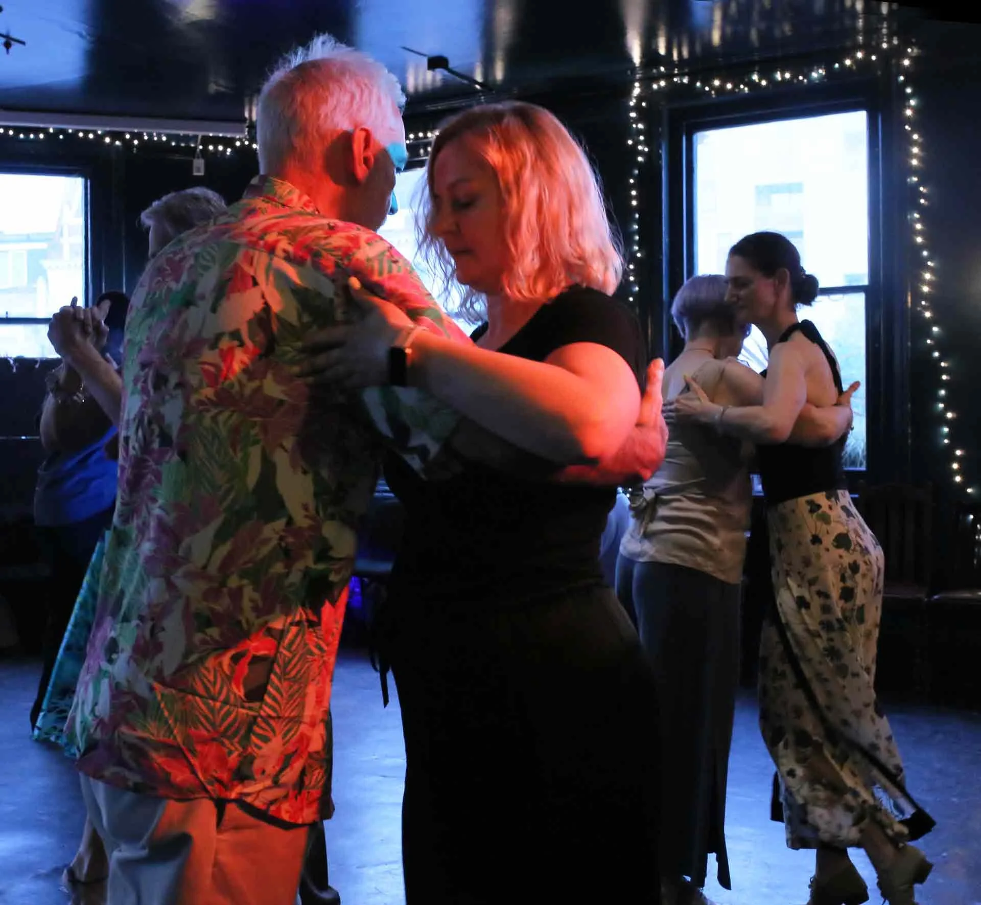 Luigi and Taia In Tango 178 dancing in a lovely club running every Sunday in South London where you can bring a new friend Free every week!