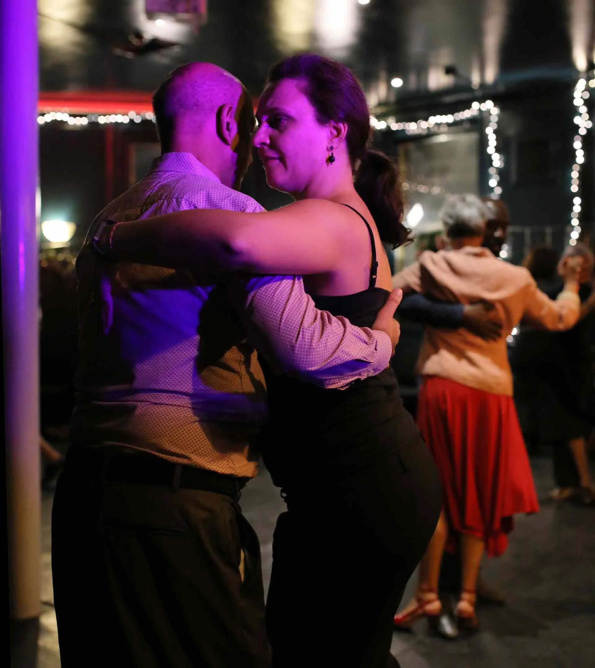 Kul and Bianca  enjoying themselves in Tango 178 London tango classes The New Cross House on a Sunday night