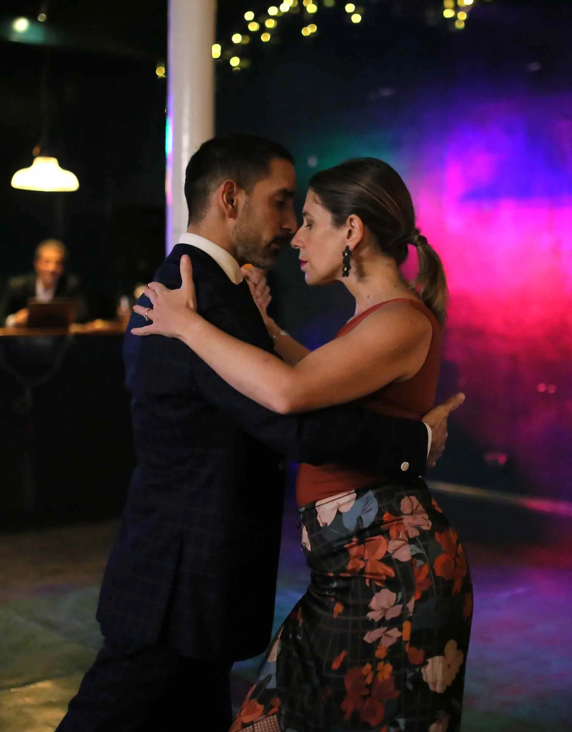 Juan Martin Cararra and Stefania Colina performing at Tango 178 London Tango Classes  