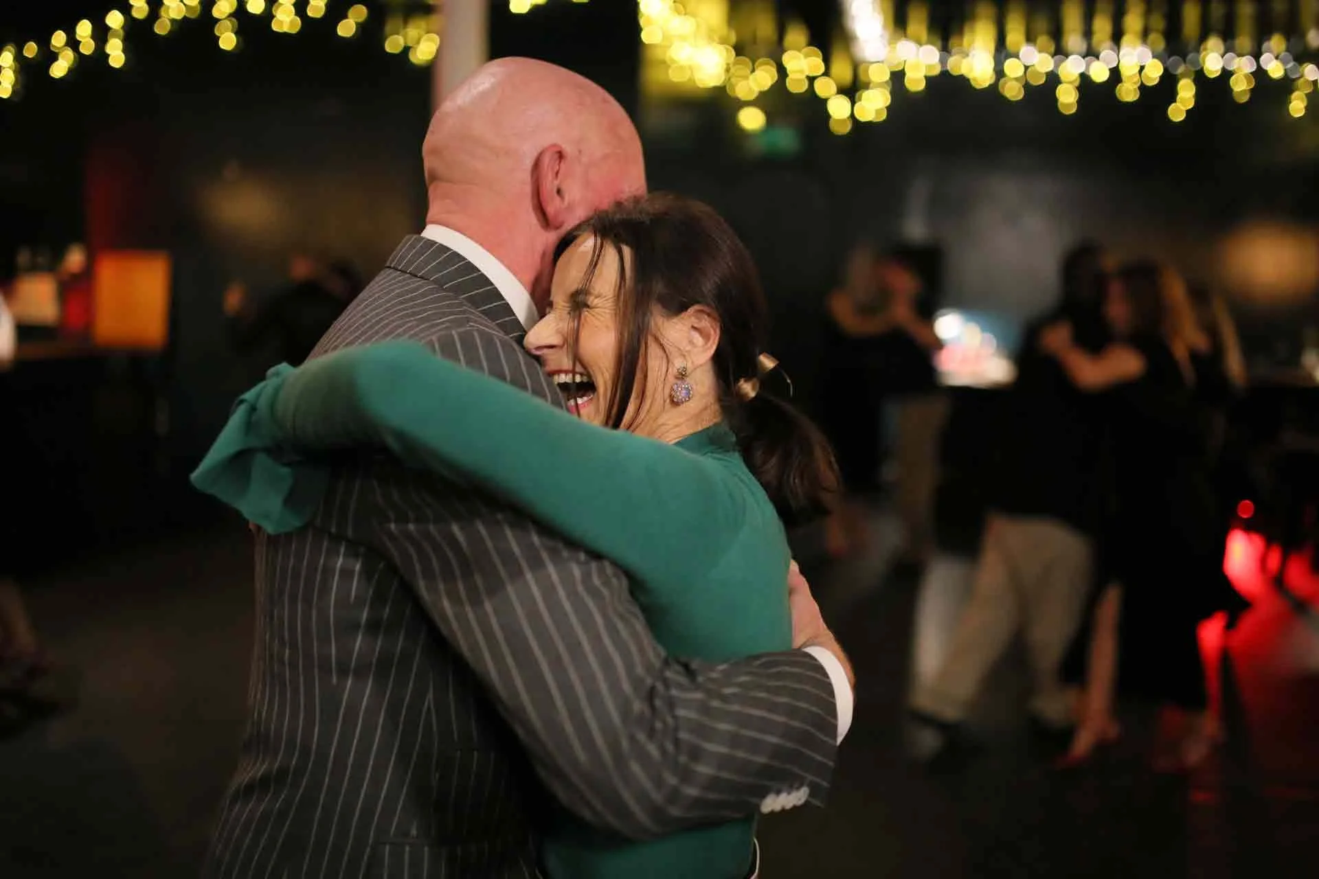 Peter and Kim dancing at Tango 178 a tango club running every Sunday in South London hosted by The New Cross House 