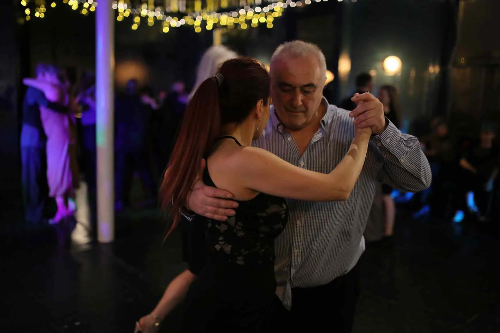 Paul and Readancing in Tango 178 @ The New Cross House South London running every Sunday Classes and Social dance 