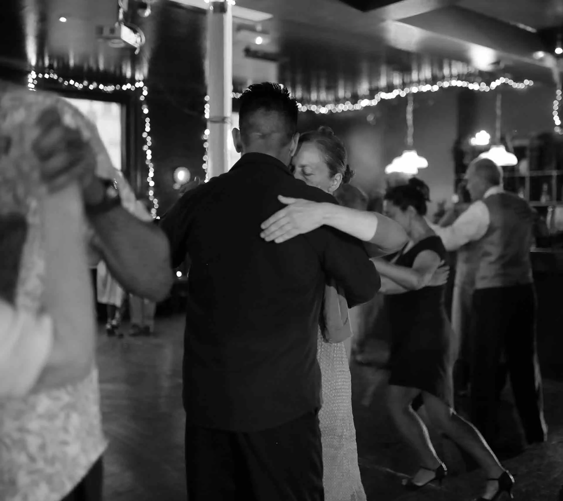 Rojer and Nicola dancing in Tango 178 Sunday classes in the New Cross House London 