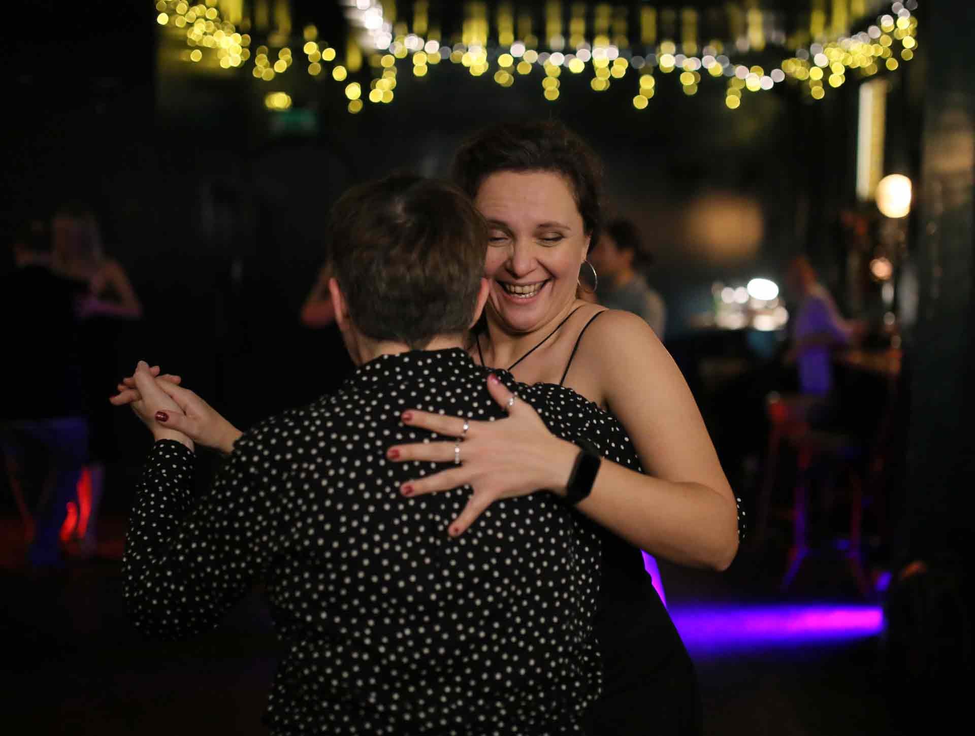 Wendy and Bianca dancing @ Tango 178 London Tango Classes @ The New Cross House, a dance night running every Sunday in South London