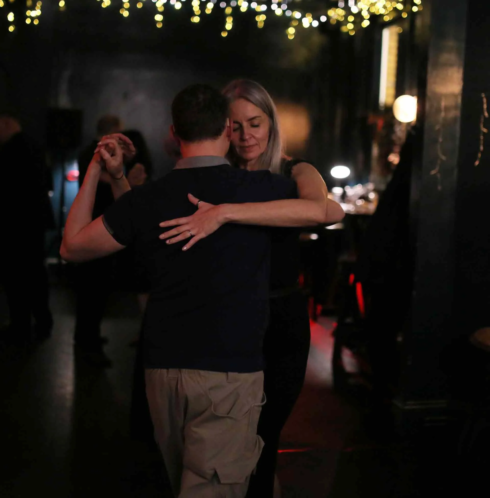 Mark and Ursula dancing at Tango 178 a tango club running every Sunday in South London hosted by The New Cross House 