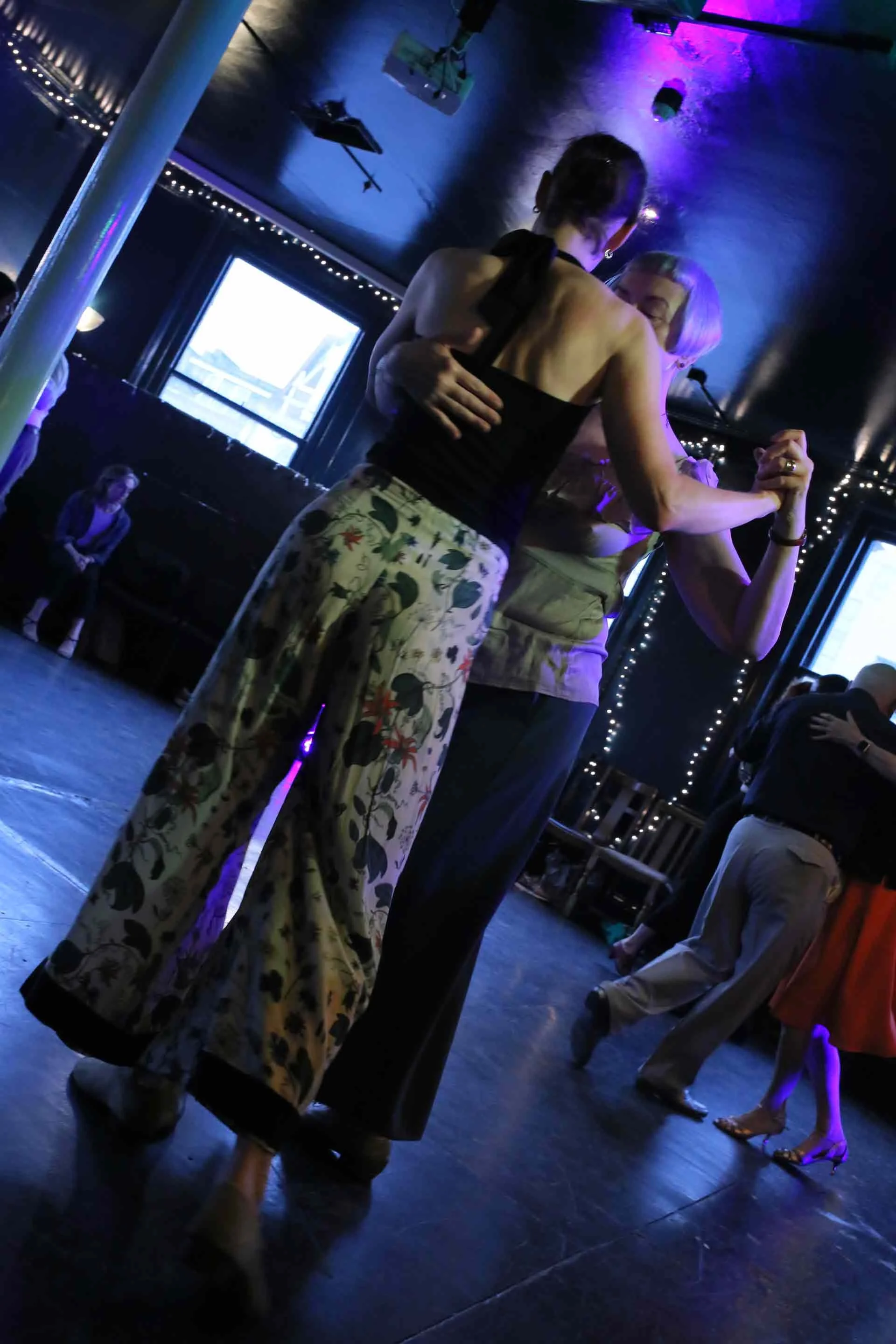 Fiona and Kate In Tango 178 dancing in a lovely club running every Sunday in South London where you can bring a new friend Free every week!