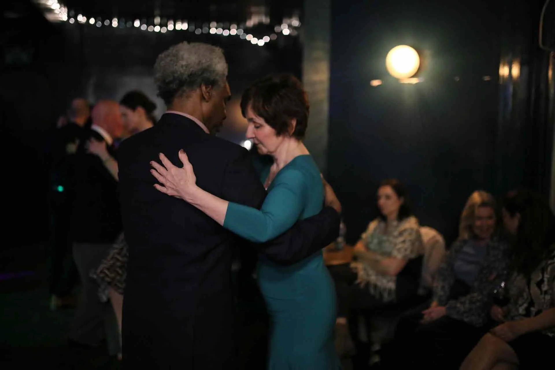 Onel dancing on the evening when Juan Martin Cararra and Stefania Colina performing at Tango 178 London Tango Classes  
