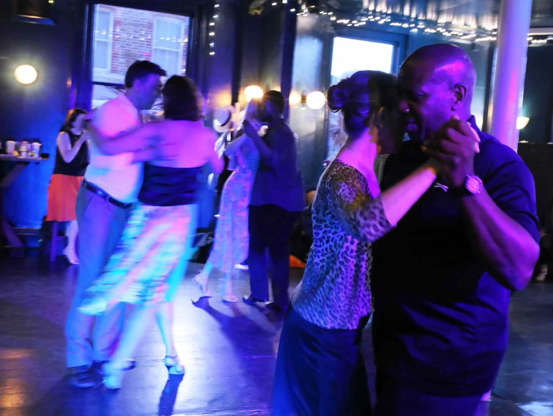 Ian and Nicola In Tango 178 dancing in a lovely club running every Sunday in South London where you can bring a new friend Free every week!