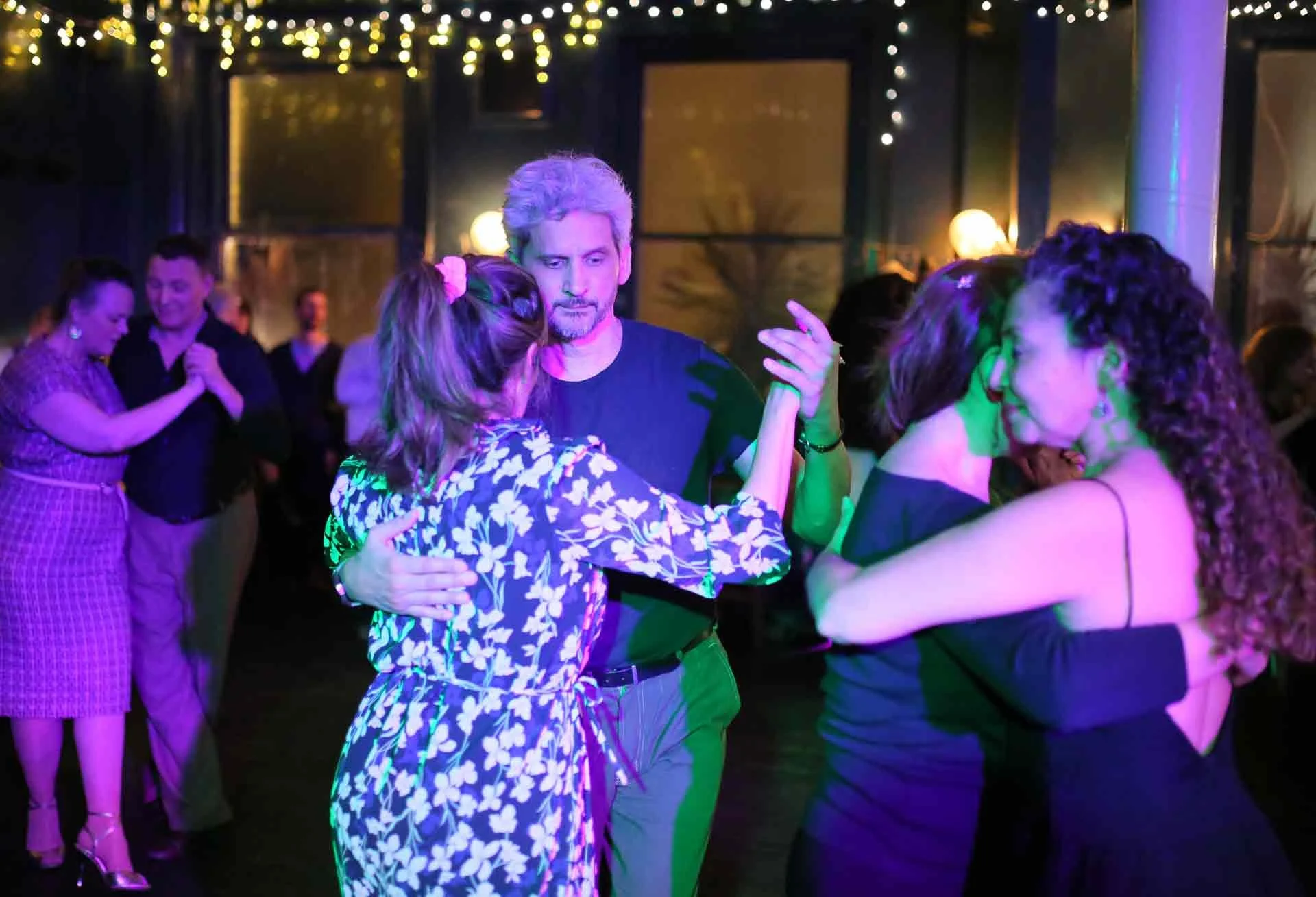 Juan and Juliet dancing in Tango 178 @ The New Cross House South London running every Sunday Classes and Social dance 