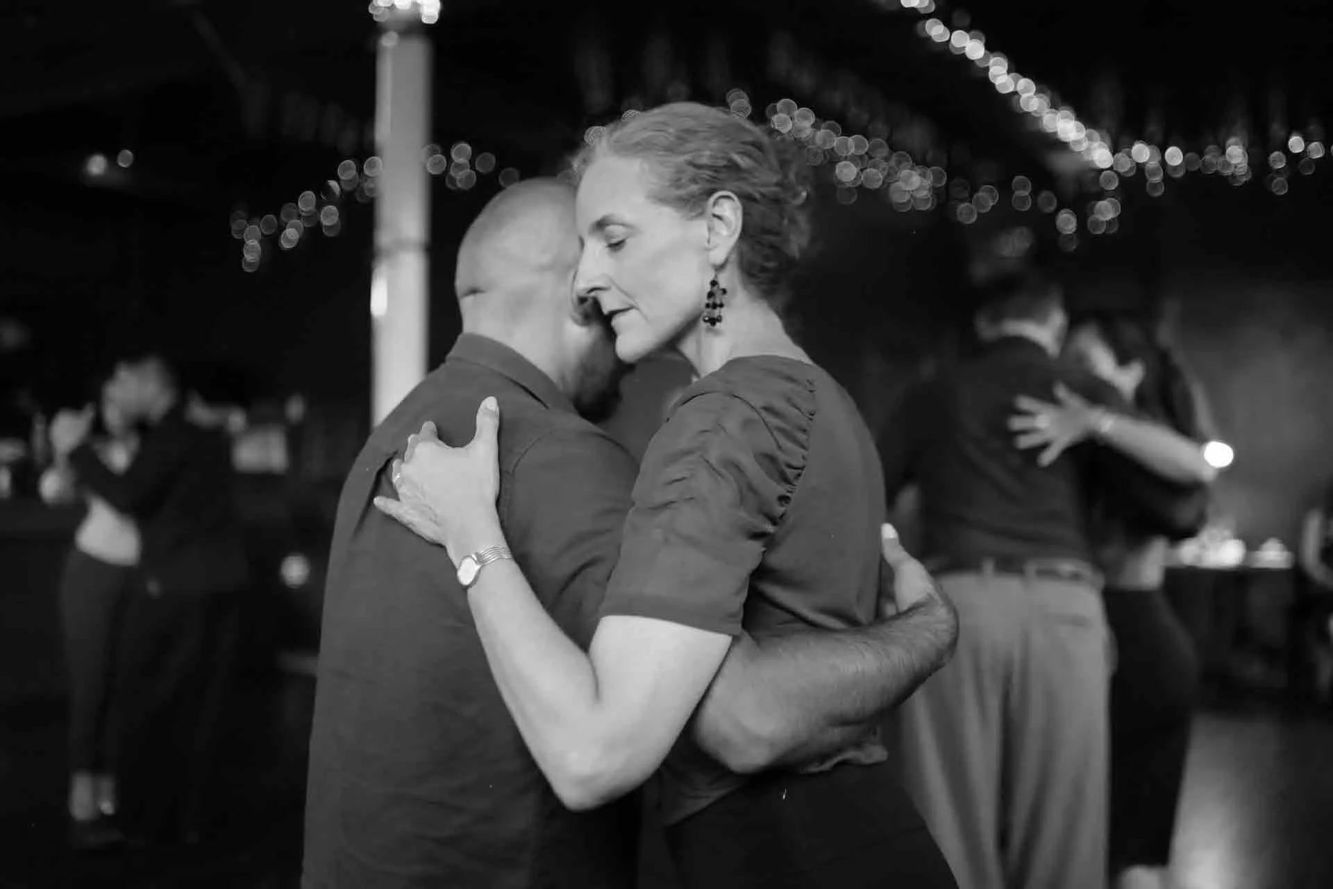 Sever and Loretta dancing in Tango 178 Sunday classes in the New Cross House London d Loretta 