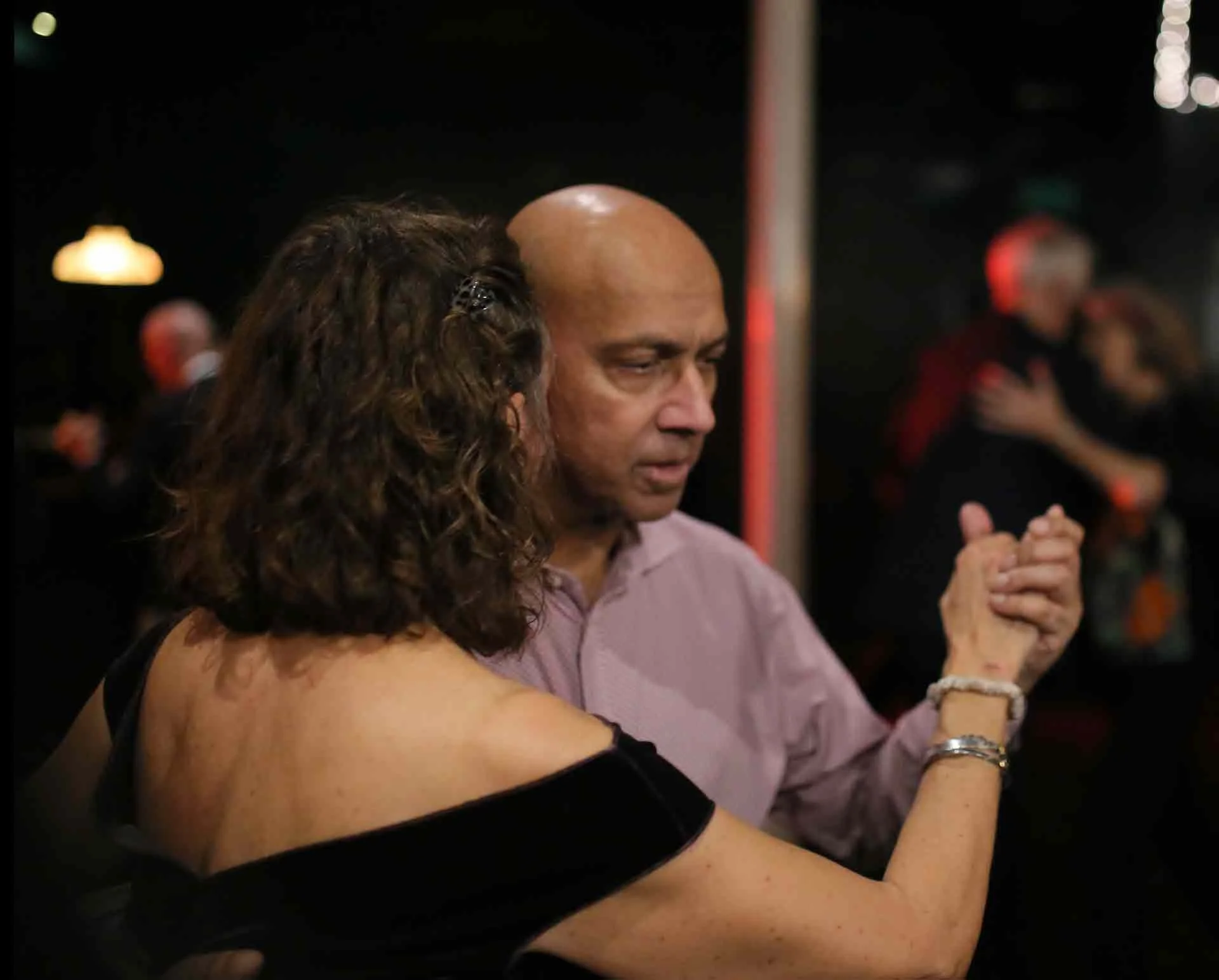 Laura and Kul  enjoying themselves in Tango 178 London tango classes The New Cross House on a Sunday night