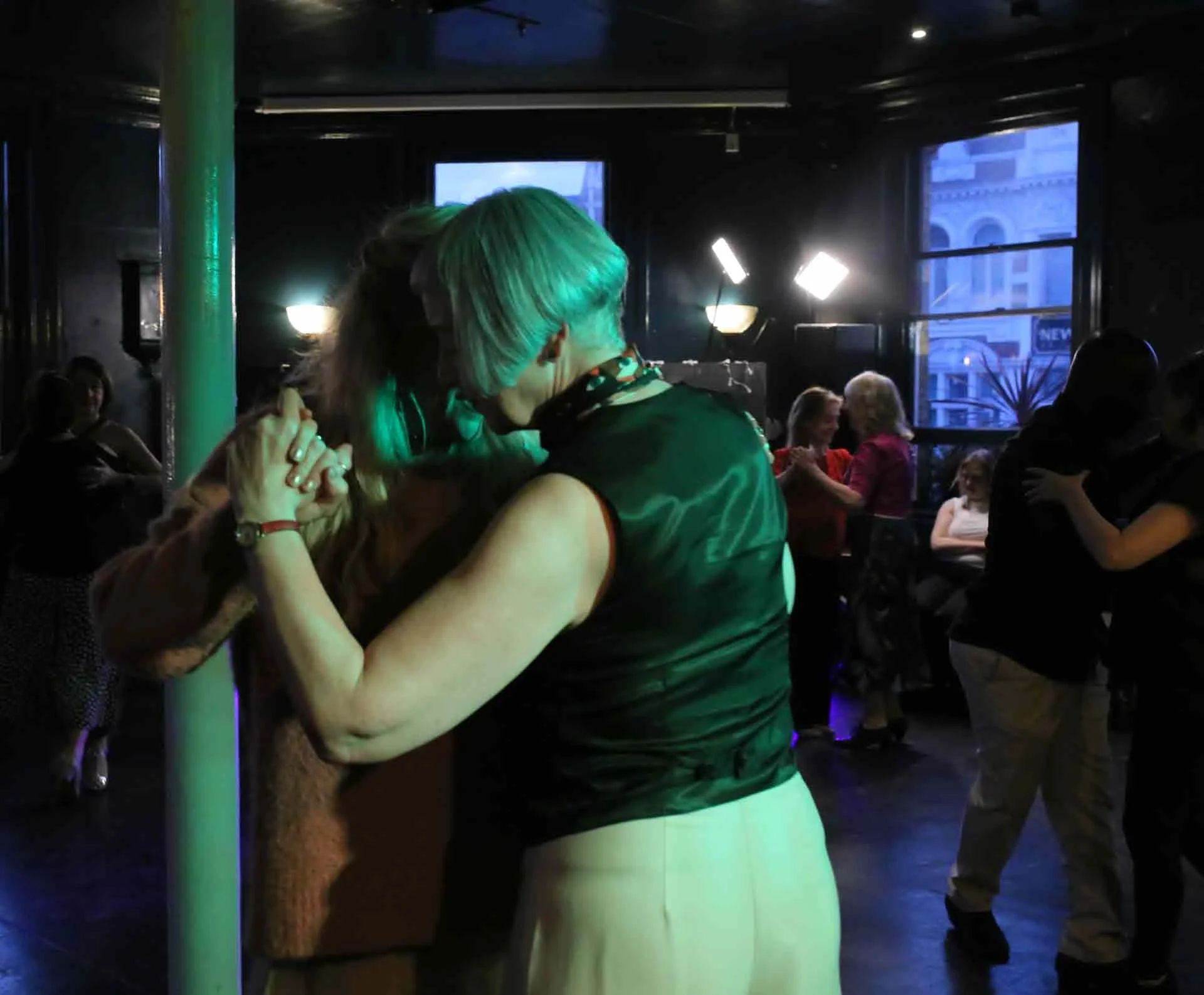 Ursula and Kate in Tango178 London tango Classes New Cross House dancing every Sunday Bring a friend new to 178 Free 