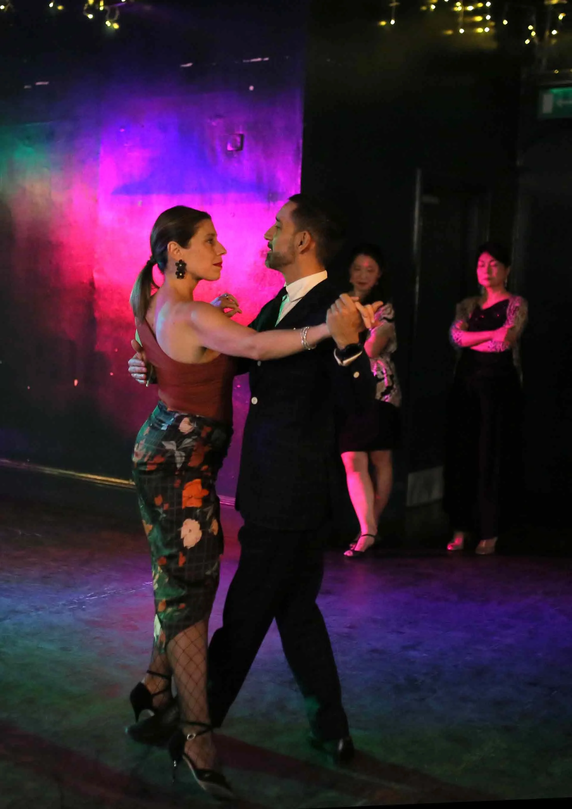 Juan Martin Cararra and Stefania Colina performing at Tango 178 London Tango Classes  