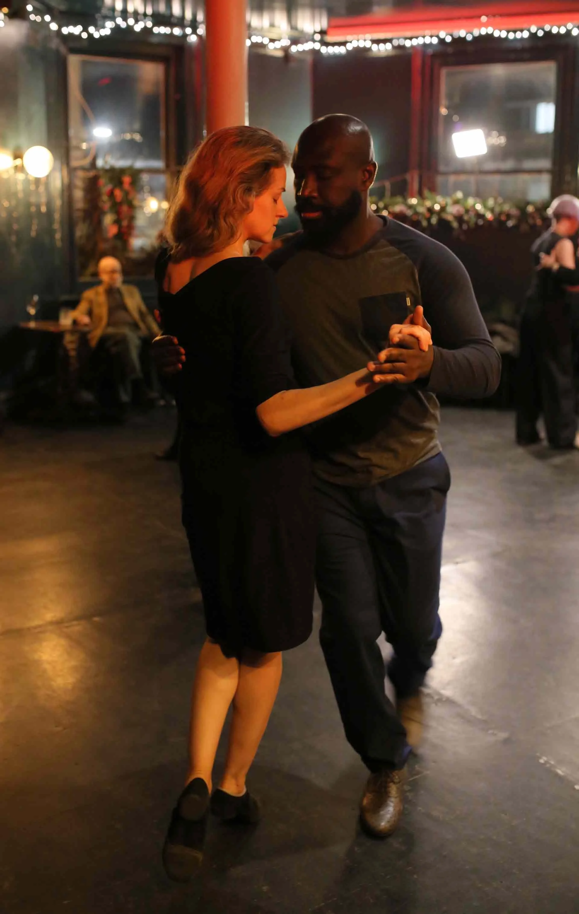 Joseph and Flavia  enjoying themselves in Tango 178 London tango classes The New Cross House on a Sunday night