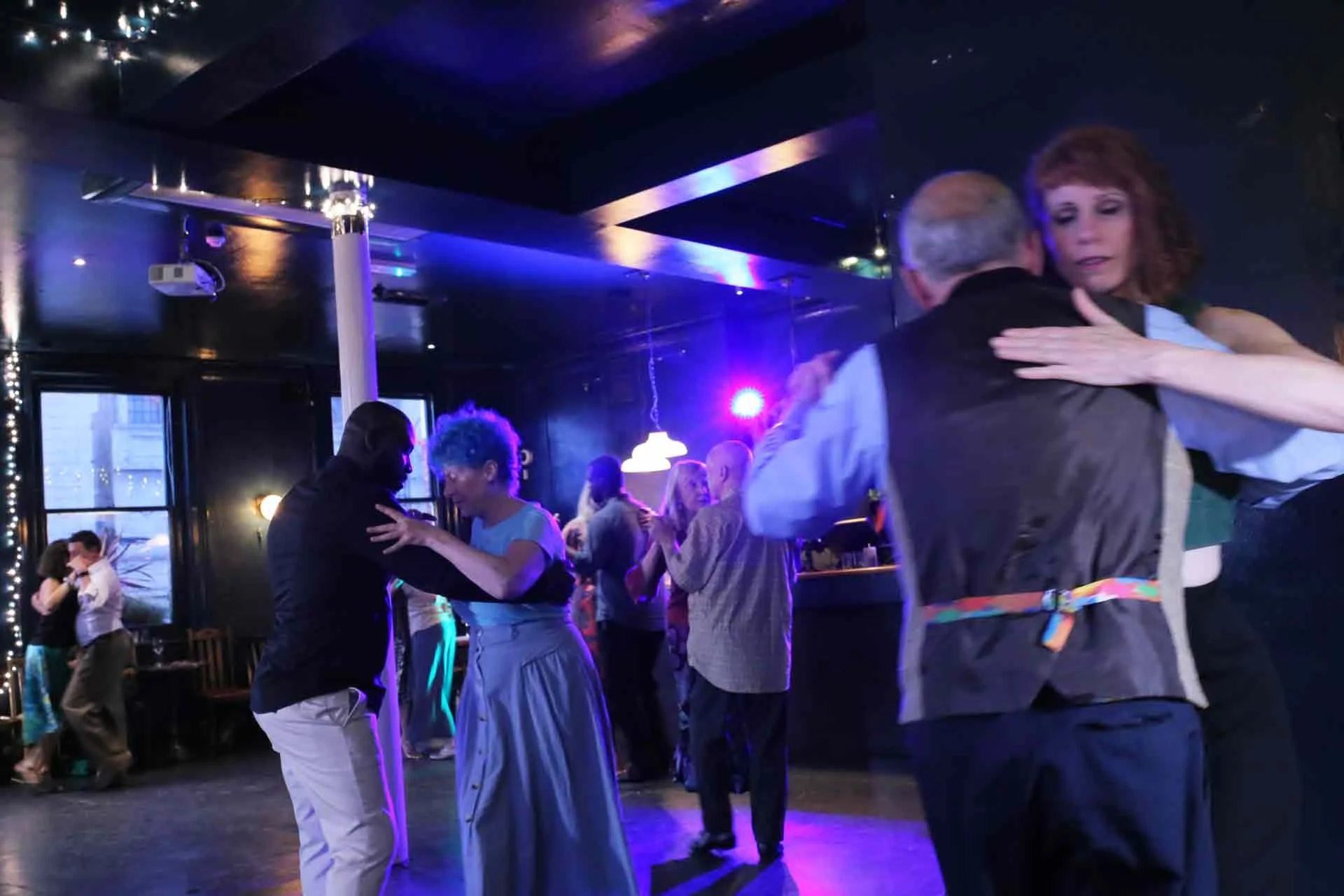 Clive and Emily In Tango 178 dancing in a lovely club running every Sunday in South London where you can bring a new friend Free every week!