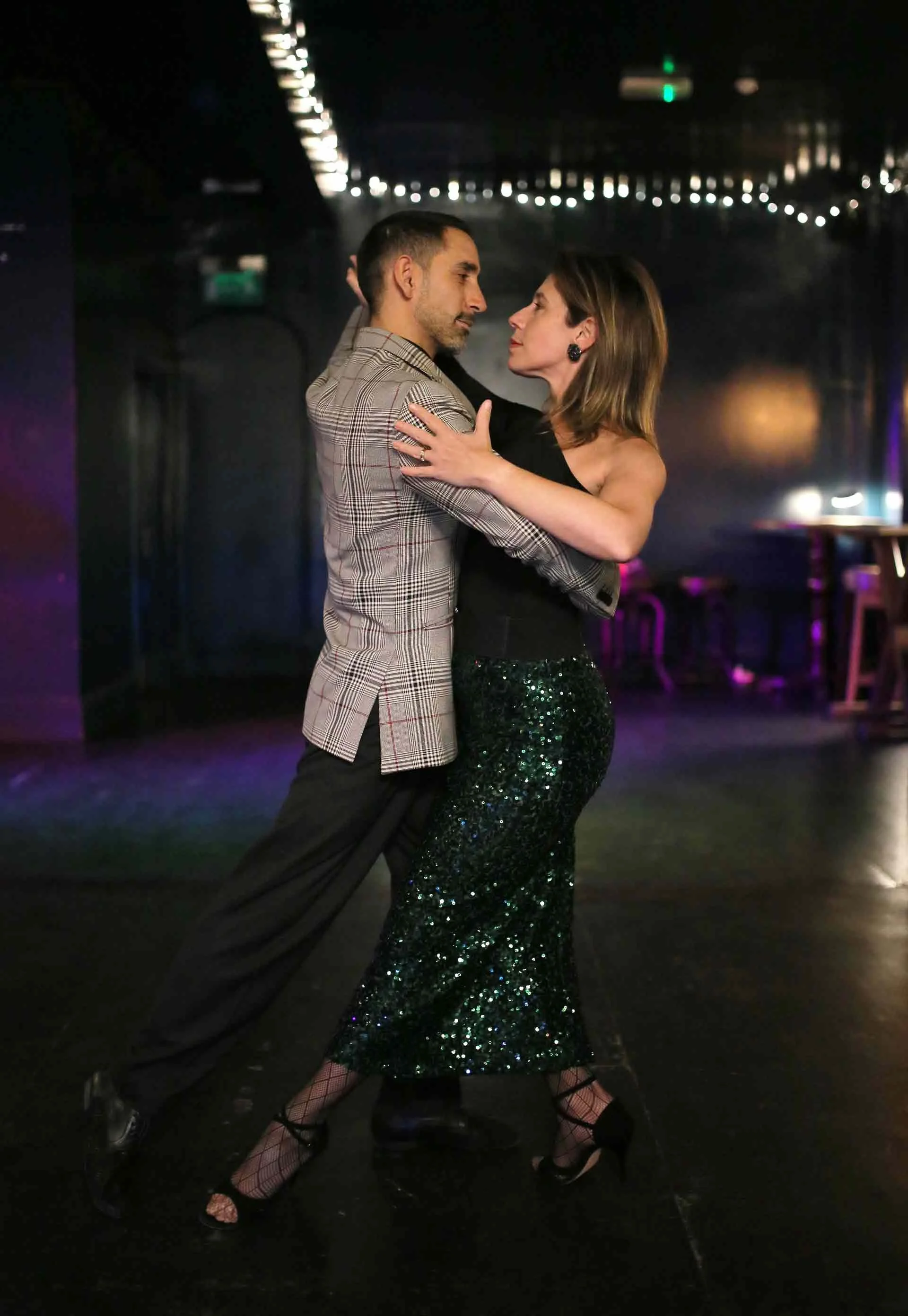 Juan Martin Cararra and Stefania Colina performing at Tango 178 London Tango Classes  