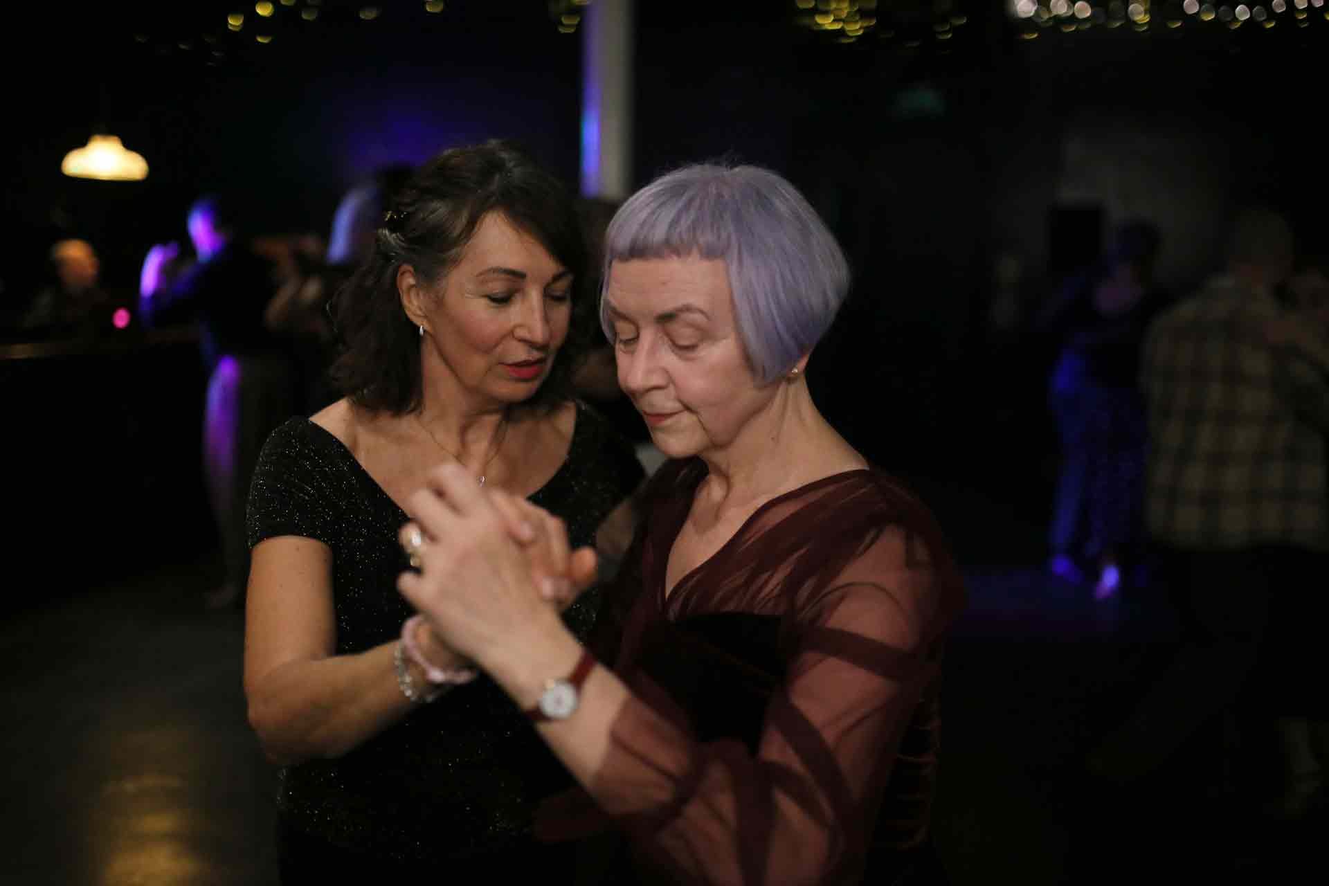Laura and Kate dancing at Claire's Birthday Tango 178 running every Sunday @ The New Cross House 
