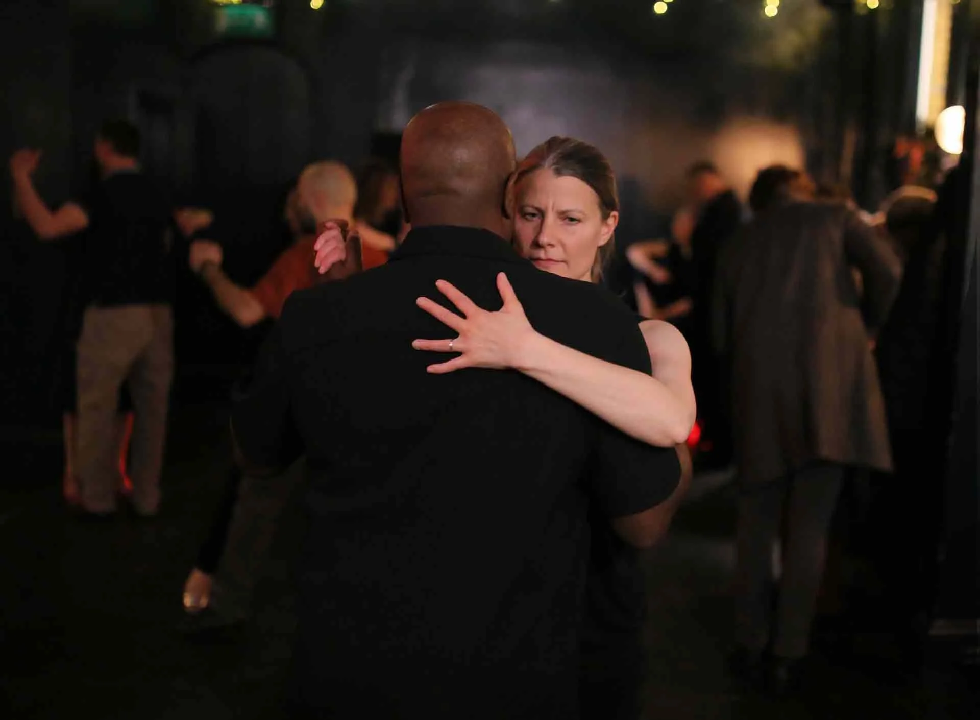 Ian and Andrea dancing at Tango 178 a tango club running every Sunday in South London hosted by The New Cross House 