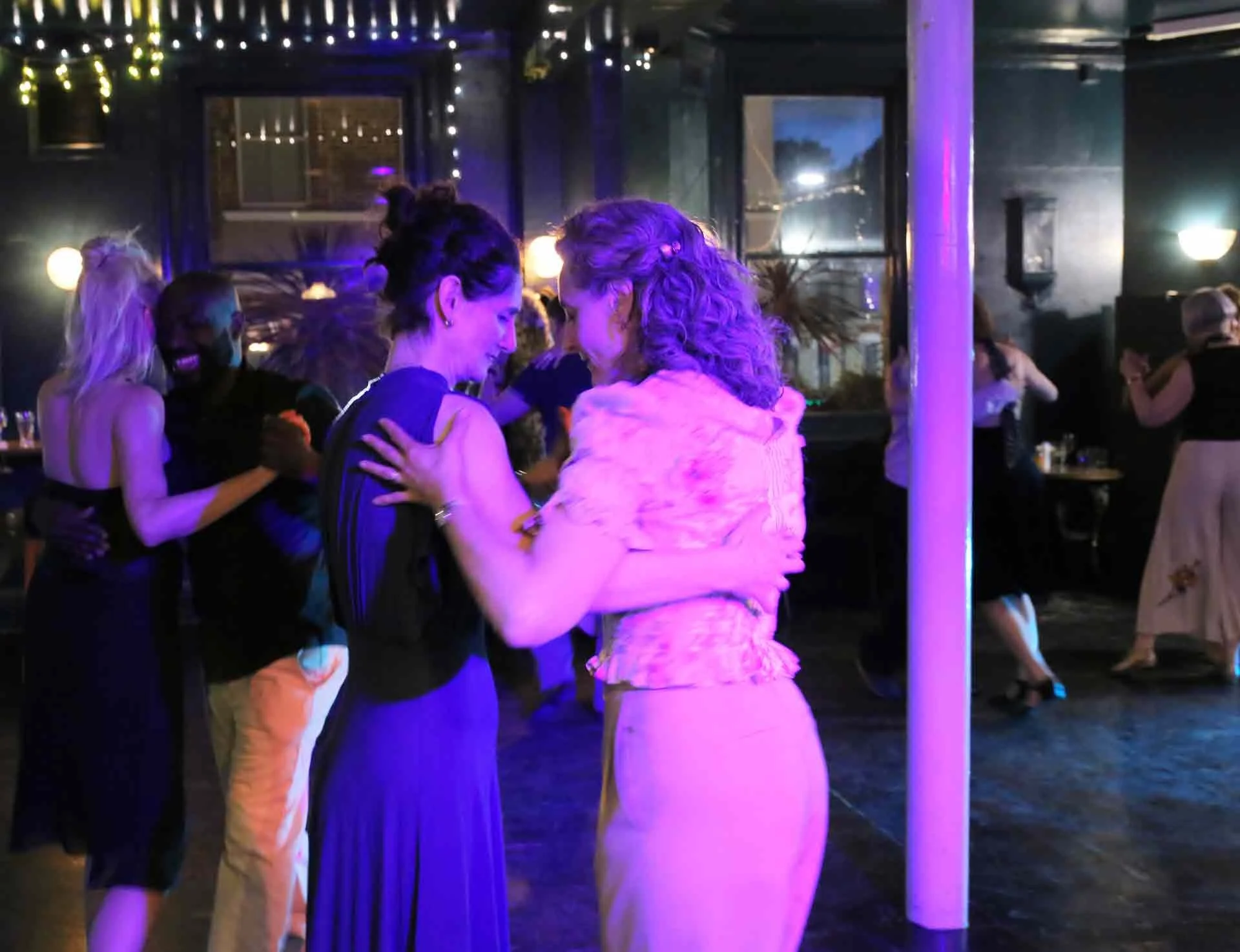 Fiona and Loretta in Tango178 London tango Classes New Cross House dancing every Sunday Bring a friend new to 178 Free 