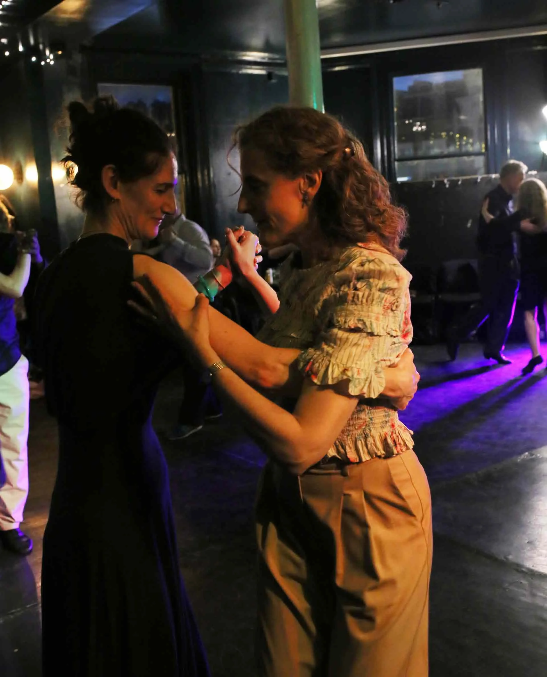 Fiona and Loretta in Tango178 London tango Classes New Cross House dancing every Sunday Bring a friend new to 178 Free 