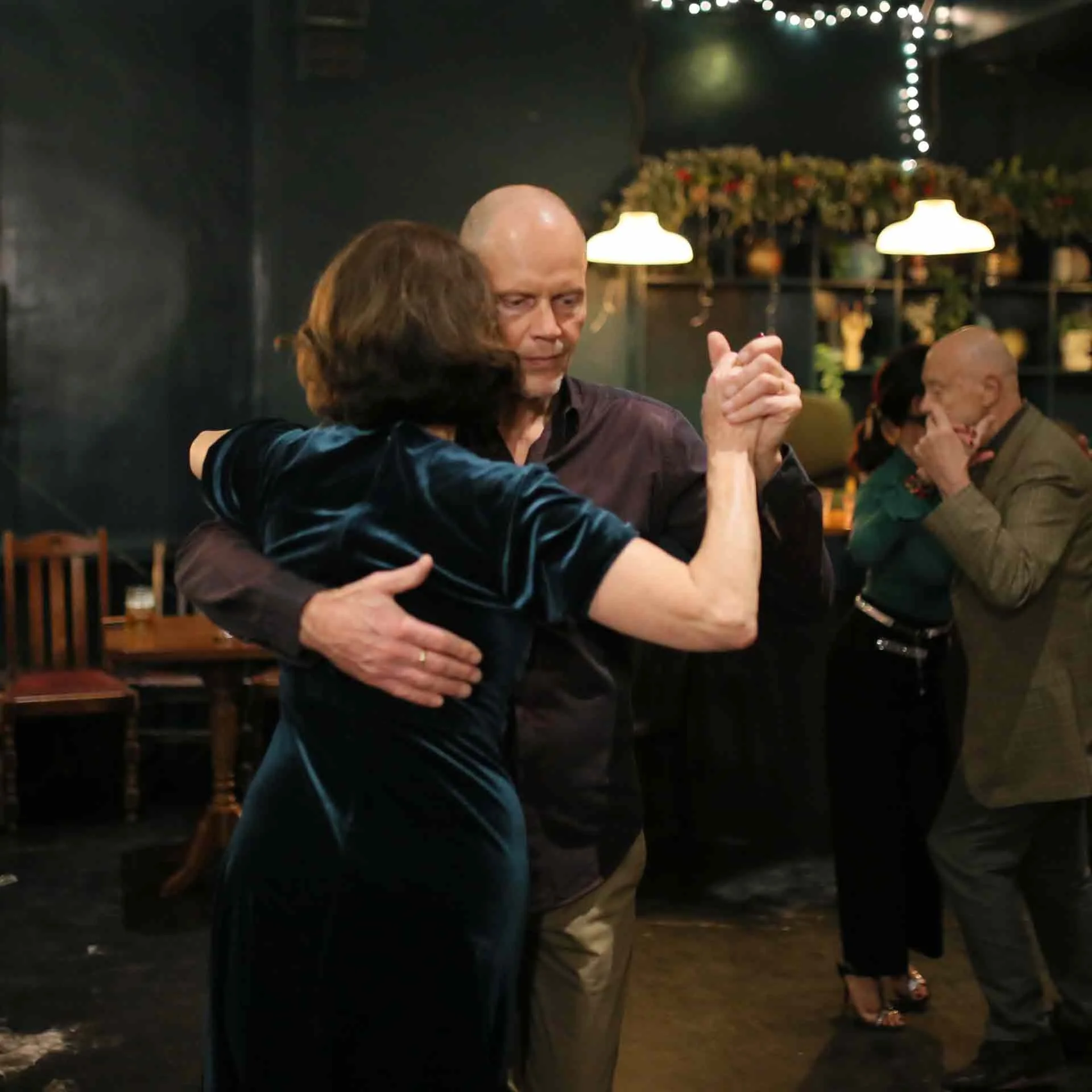 Christine and Cato dancing at Tango 178 a tango club running every Sunday in South London hosted by The New Cross House 