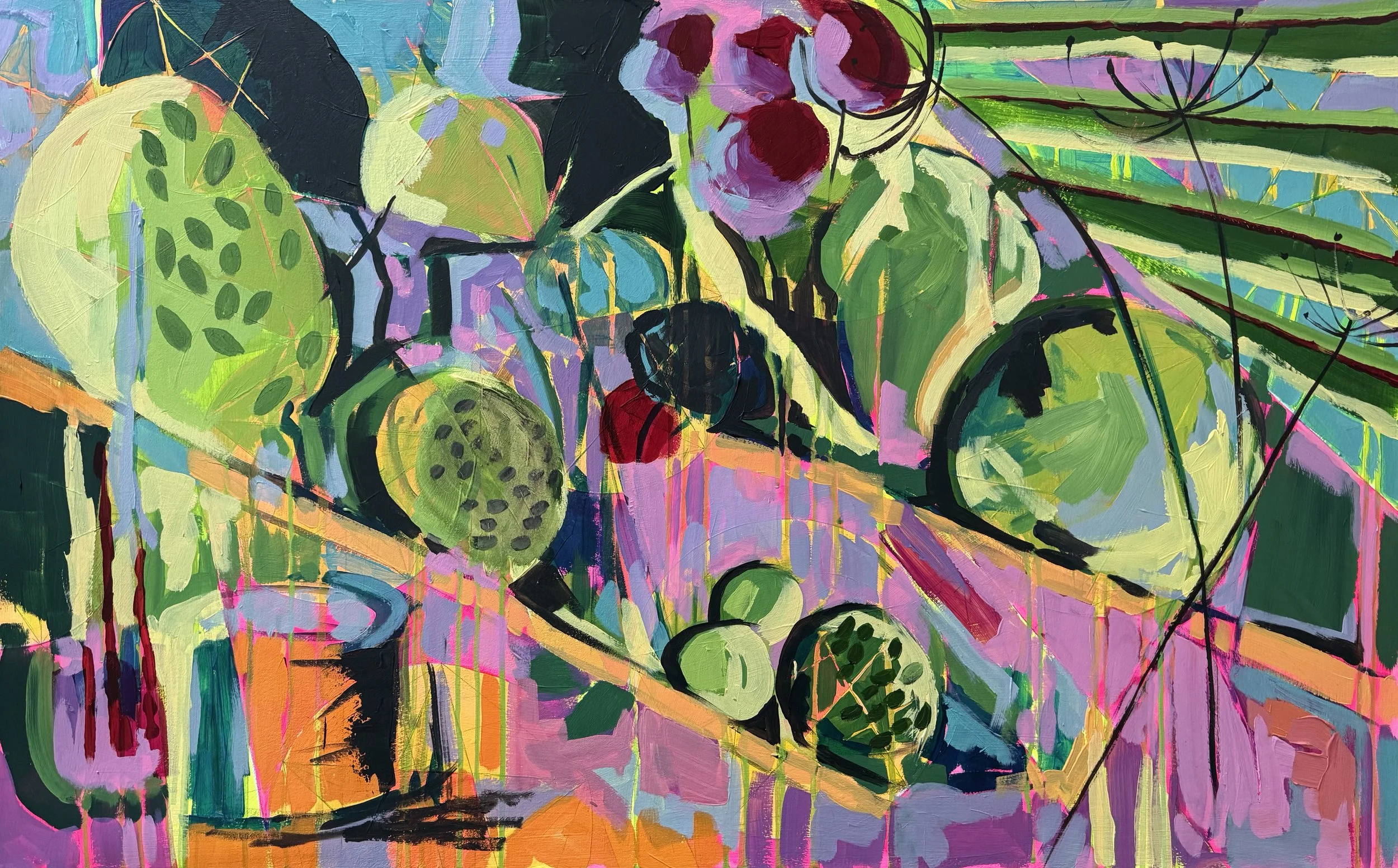 Colourful Chaos | 62cm x 100cm | 2026