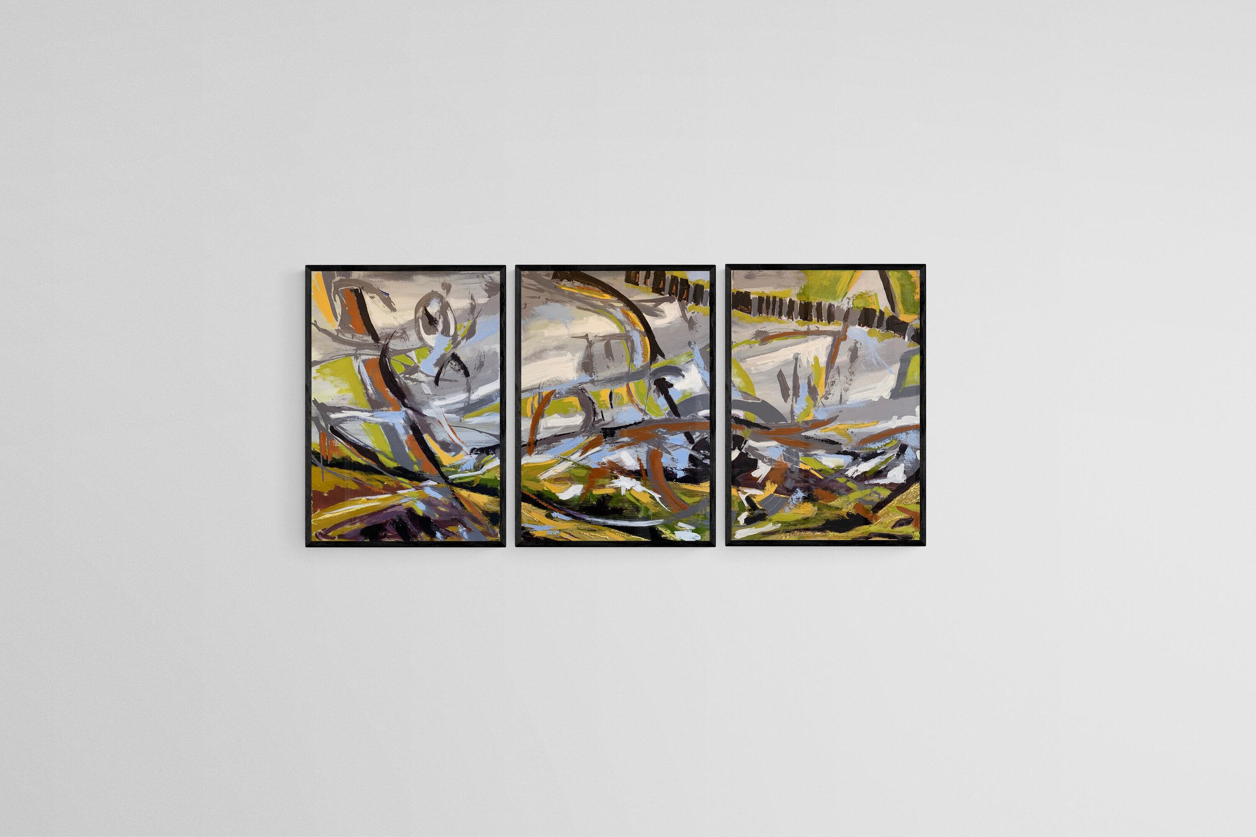 HELEN ALICE JOHNSON ARTIST_THE MINES_TRIPTYCH_OIL PAINTING_ABSTRACT LANDSCAPE_ON A WALL_2021.jpg