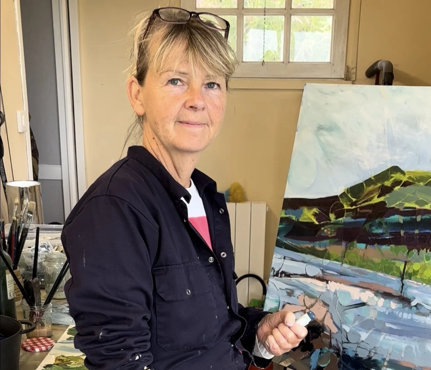Exhibition Preparations for Dennis Killgallon Gallery by Helen Alice Johnson