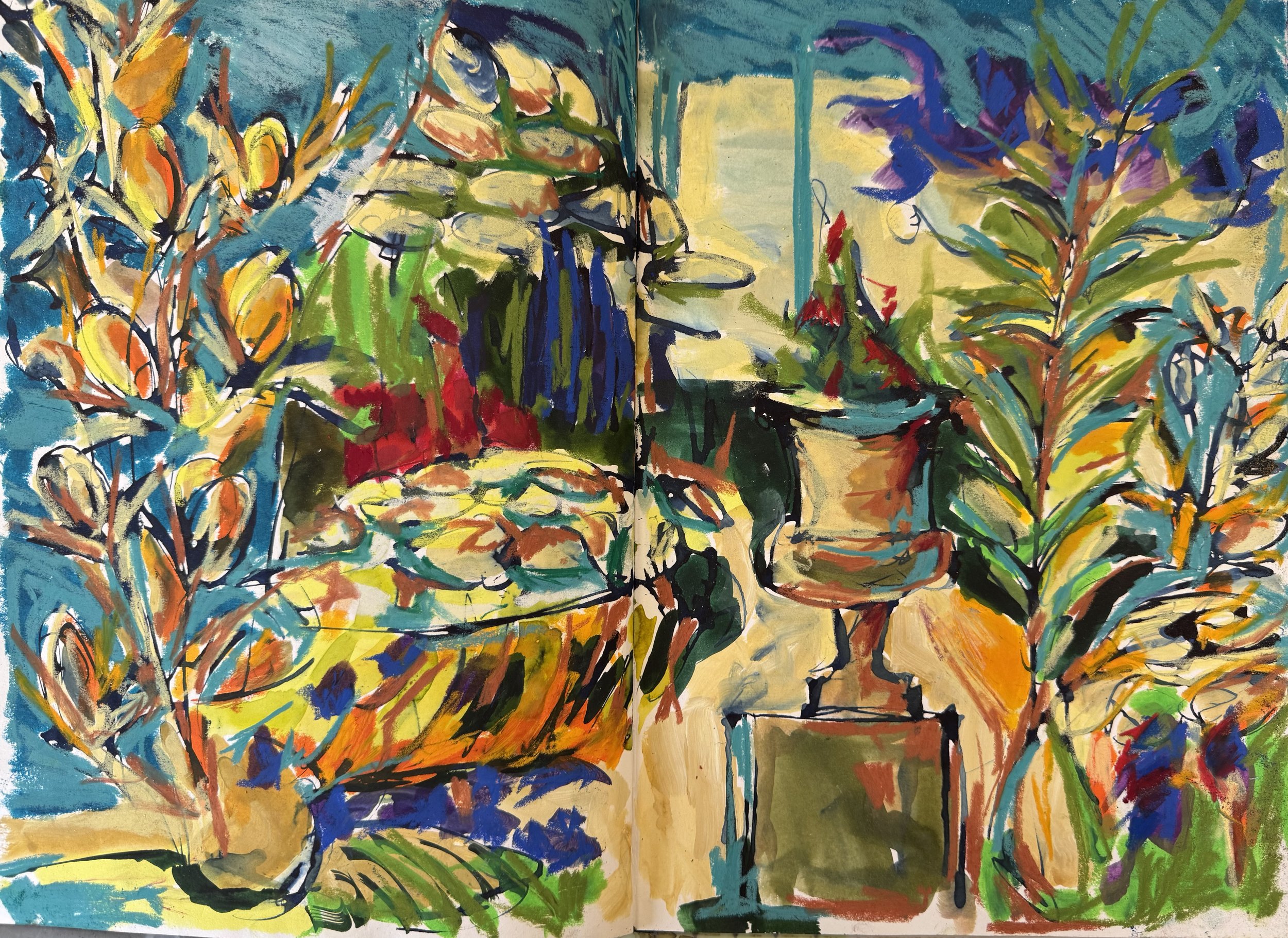 Painting at Wakehurst: Capturing the Colour and Energy of a Garden