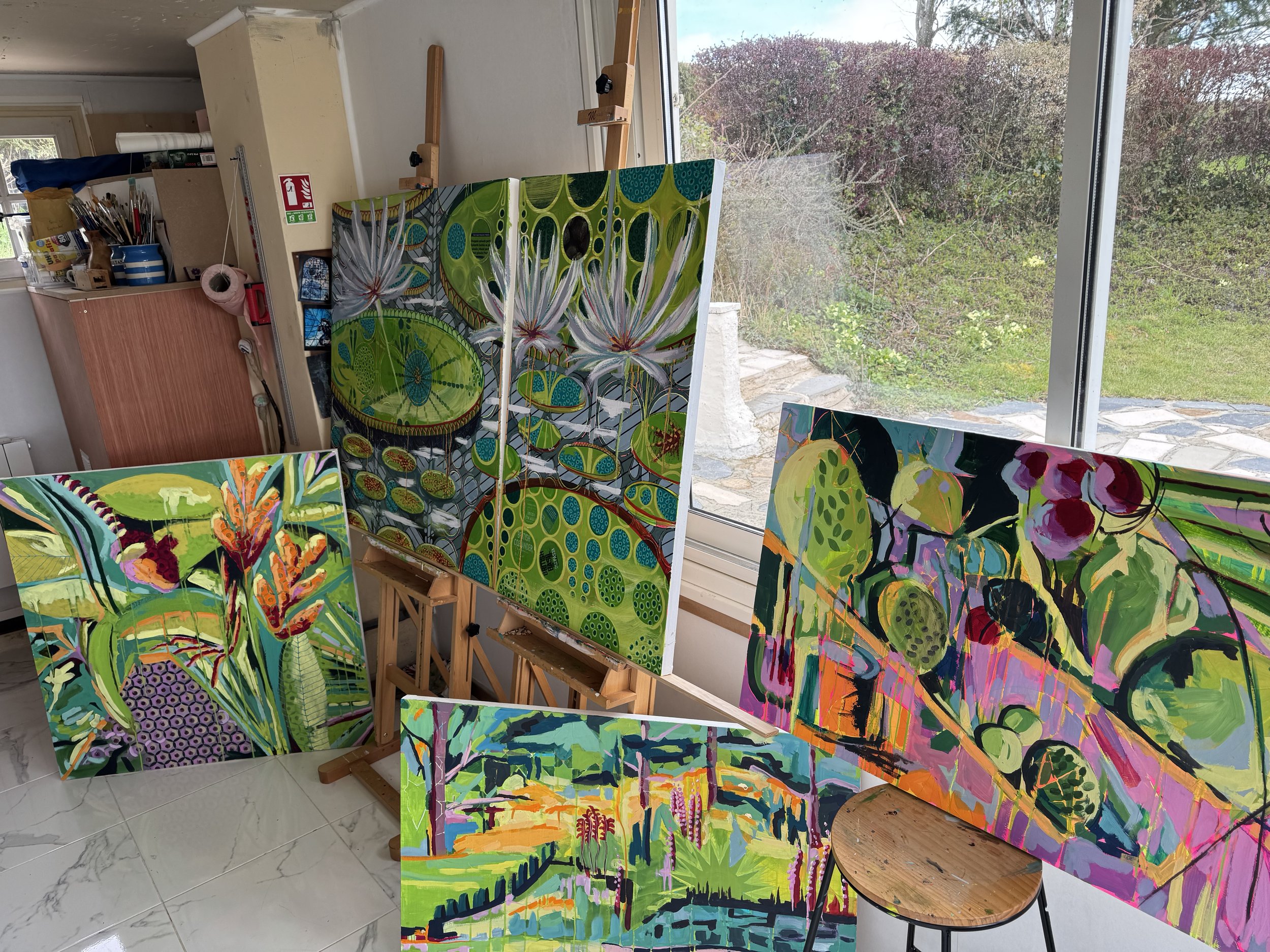 From Garden to Canvas: Creating a New Collection in My French Studio