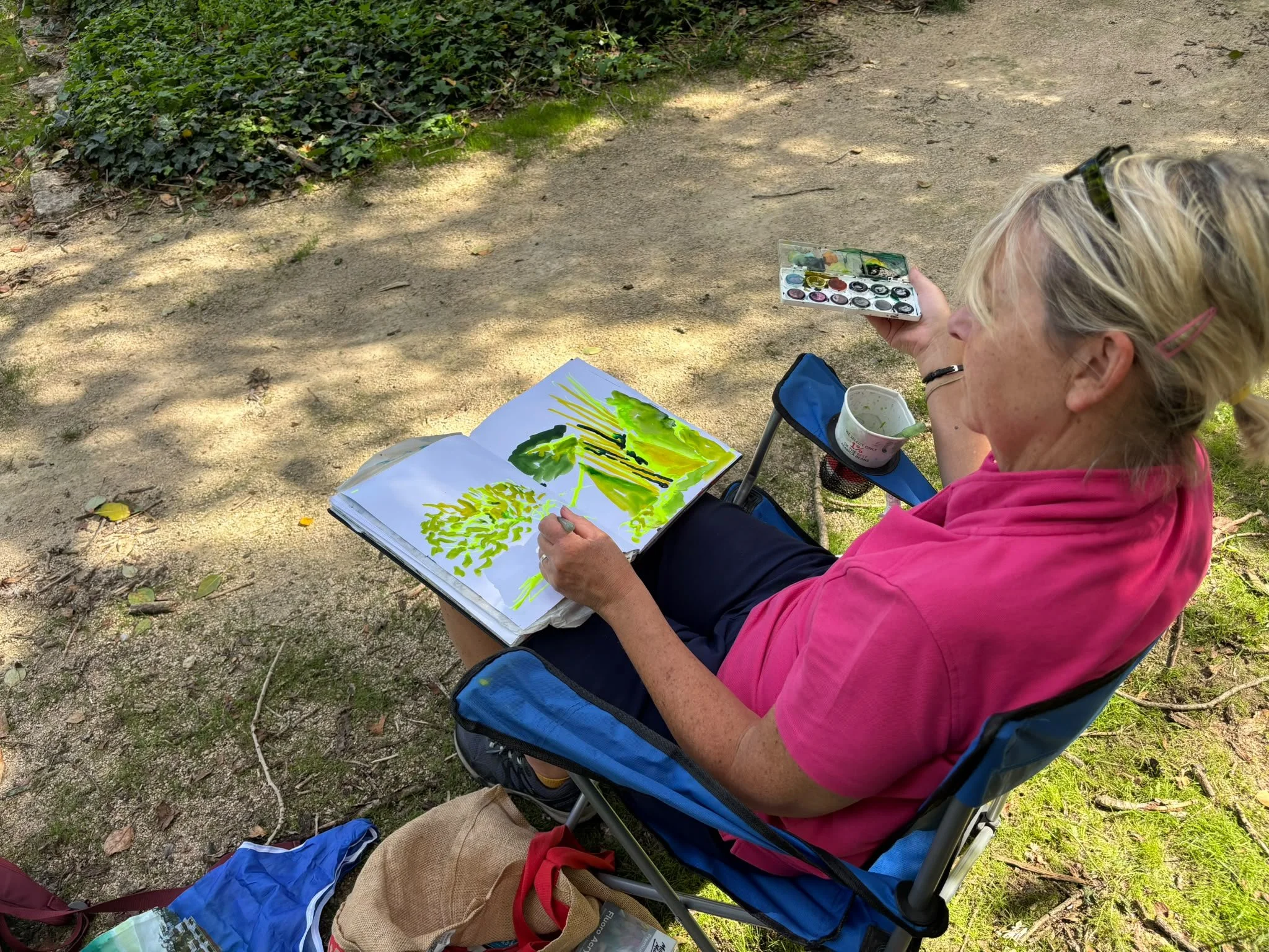 Taking Colour for a Walk: Painting in a French Garden
