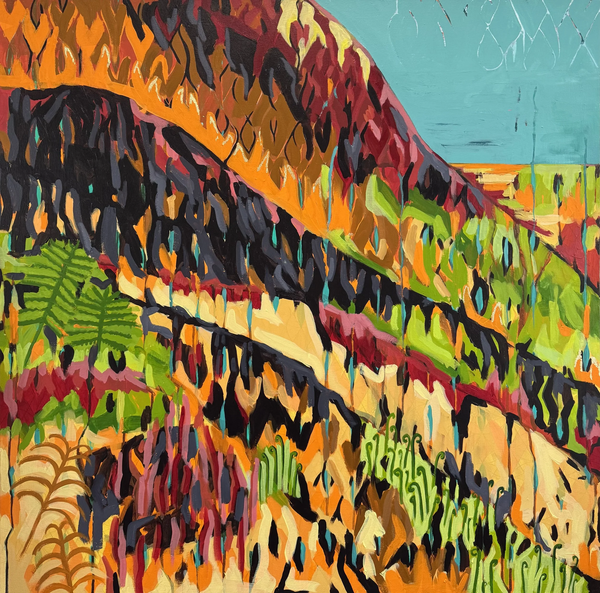 All That Glitters Is Not Gold | Painting the Aftermath of the Welsh Wildfires