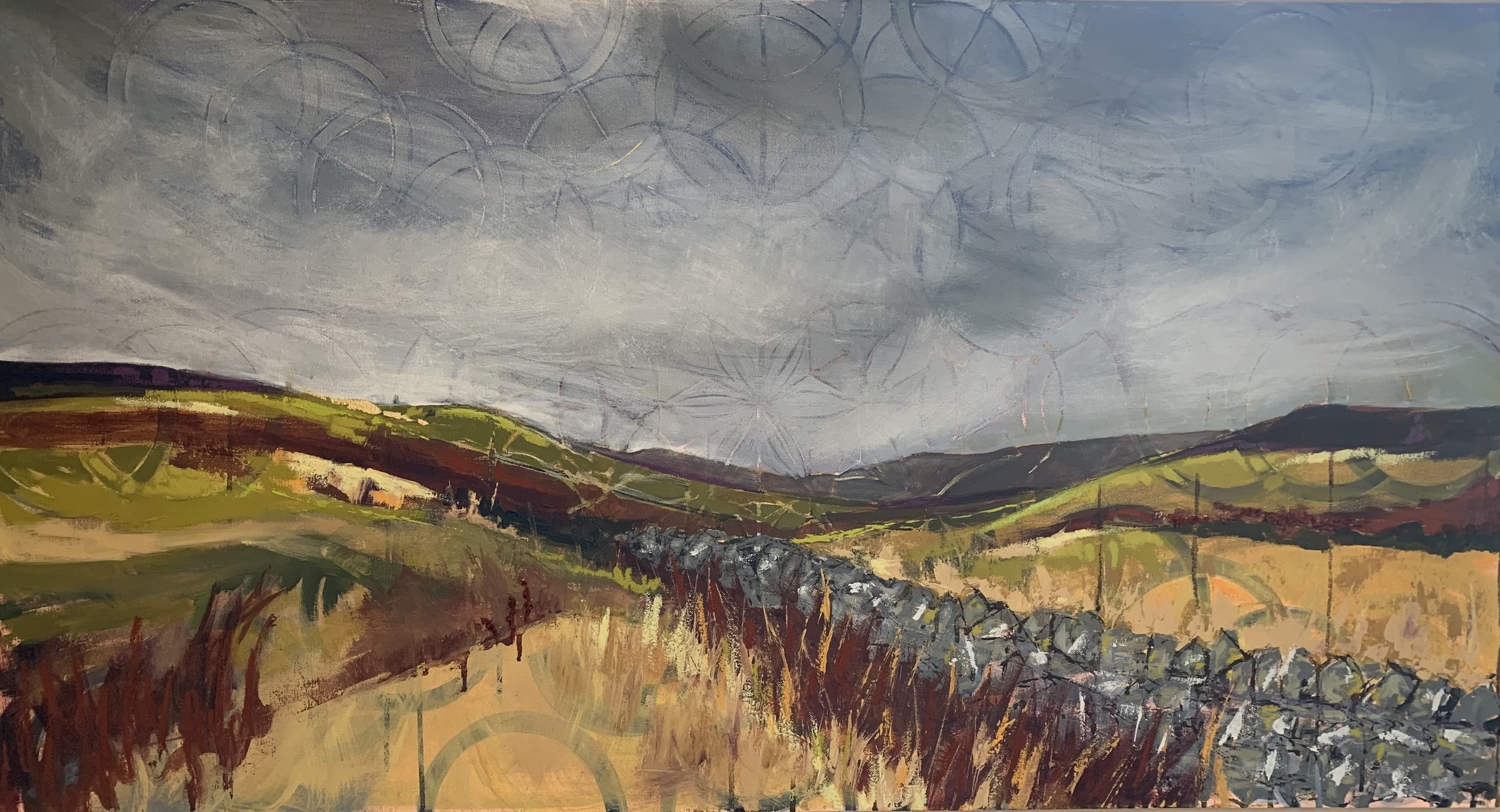 The View From Whitfield Fell | 61cm x 112cm | 2025