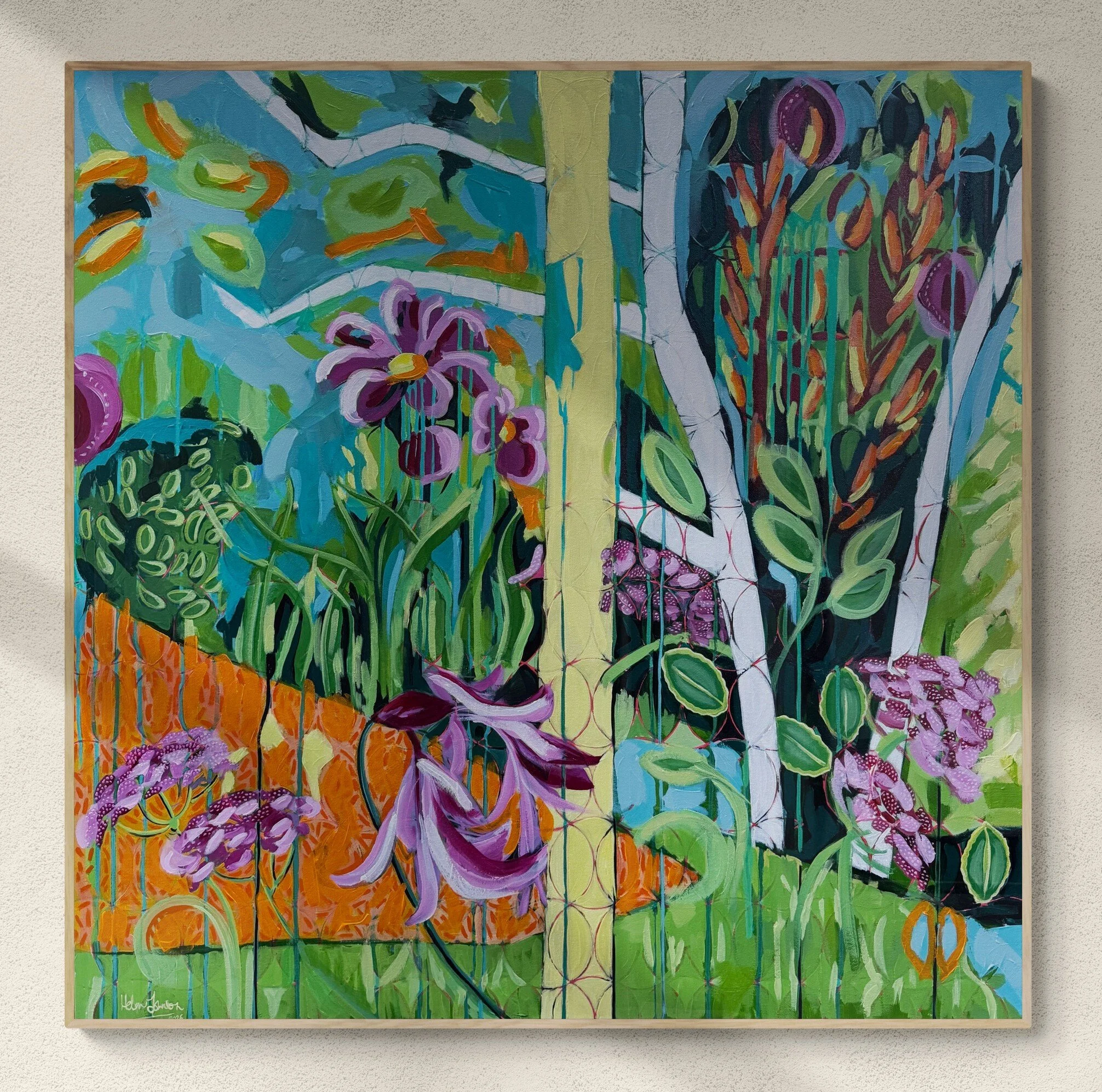 Life is Beautiful acrylic on canvas on a wall.jpg
